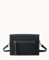 Pebble Grain East West Flap Crossbody