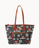 NFL Raiders Zip Tote