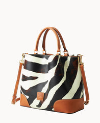 Zebra Leather Brenna