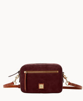 Suede Camera Zip Crossbody