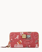 Collegiate University of Alabama Large Zip Around Wristlet