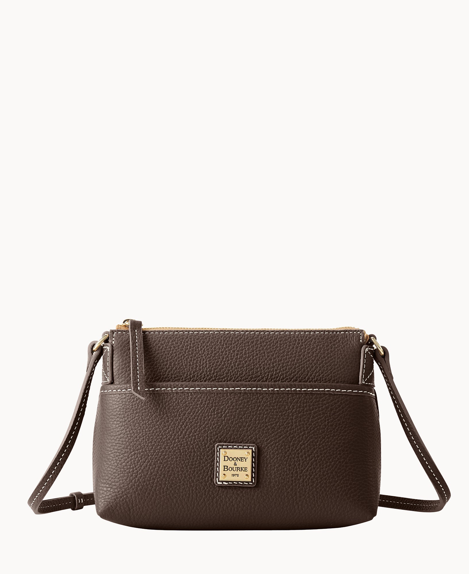 Lucca Leather Ginger Crossbody