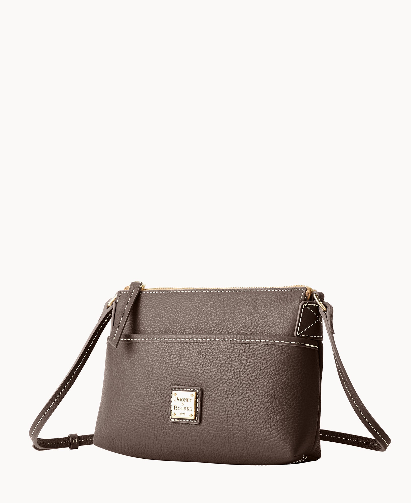 Lucca Leather Ginger Crossbody