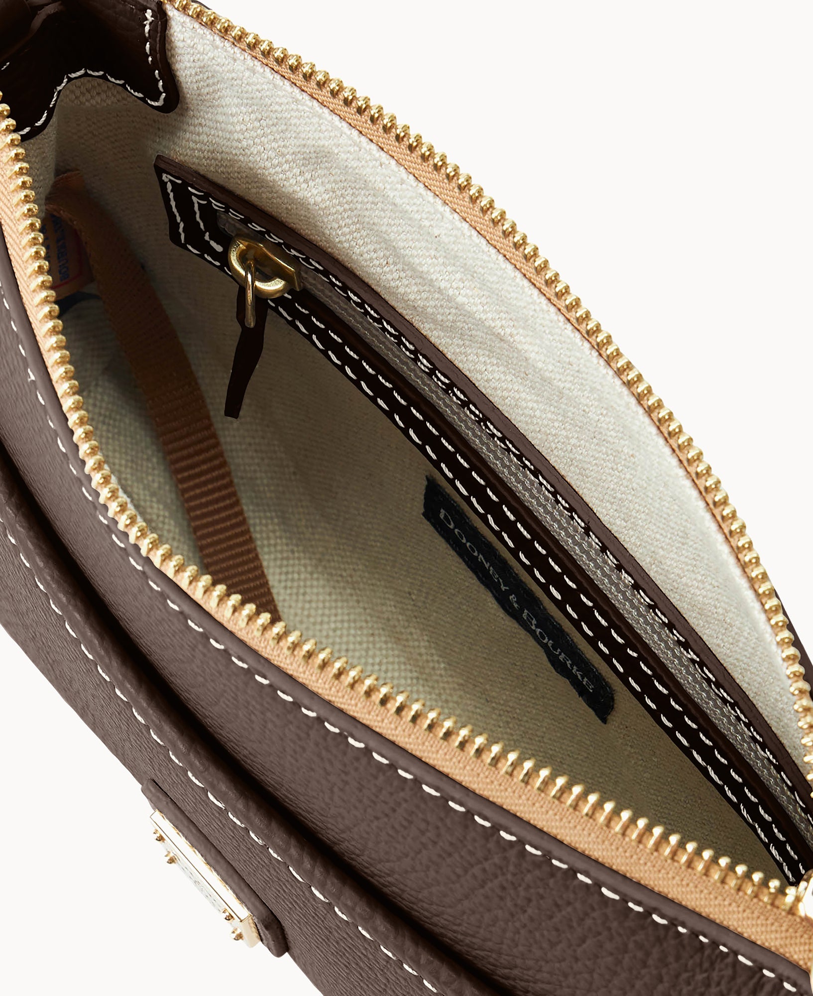 Lucca Leather Ginger Crossbody