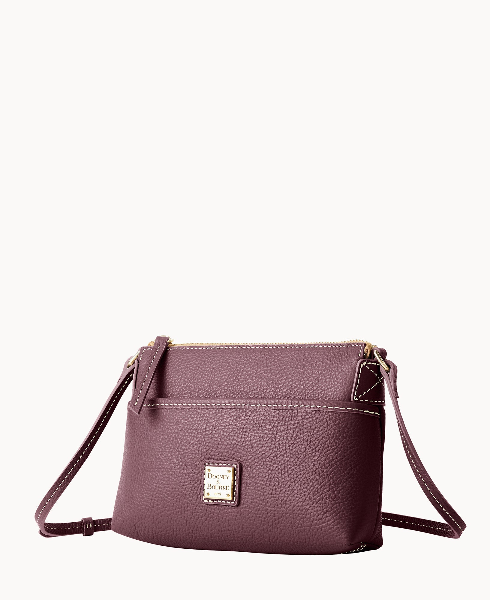 Lucca Leather Ginger Crossbody
