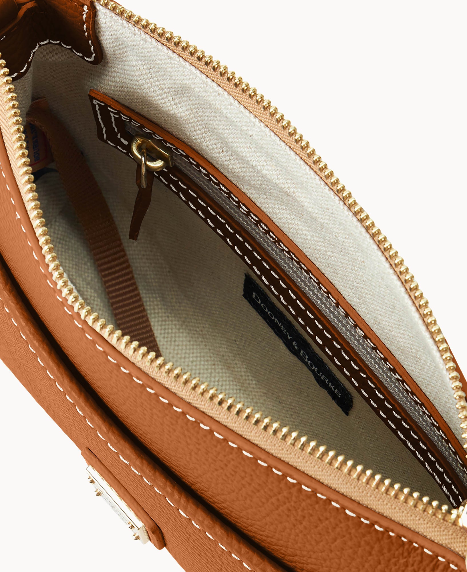 Lucca Leather Ginger Crossbody