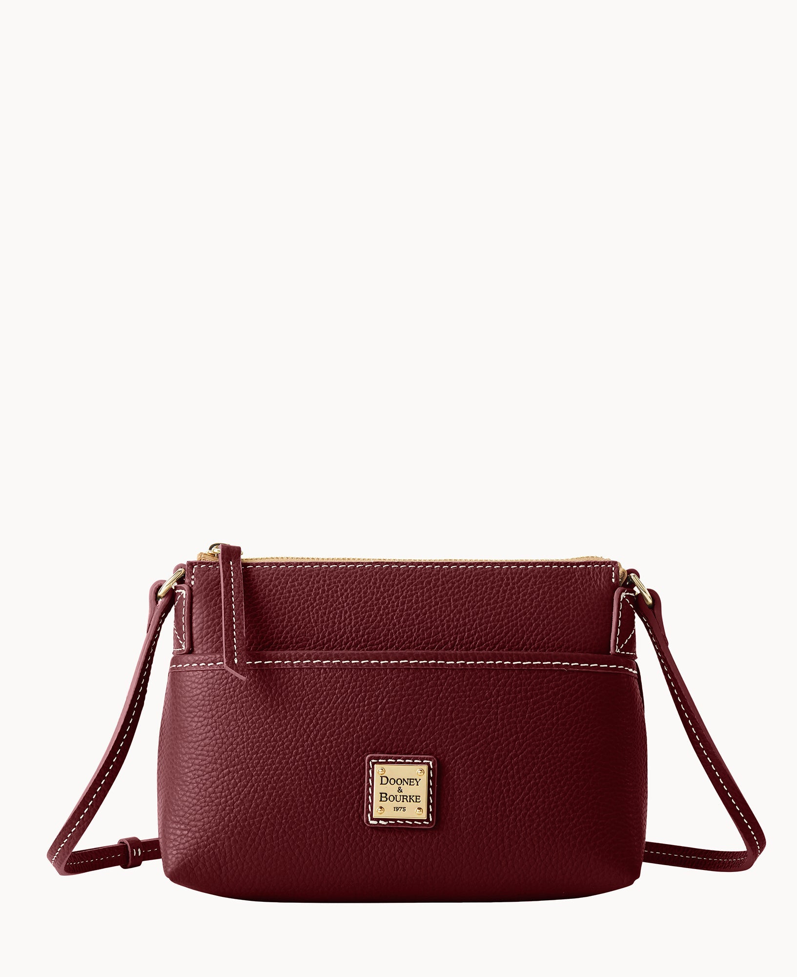 Lucca Leather Ginger Crossbody