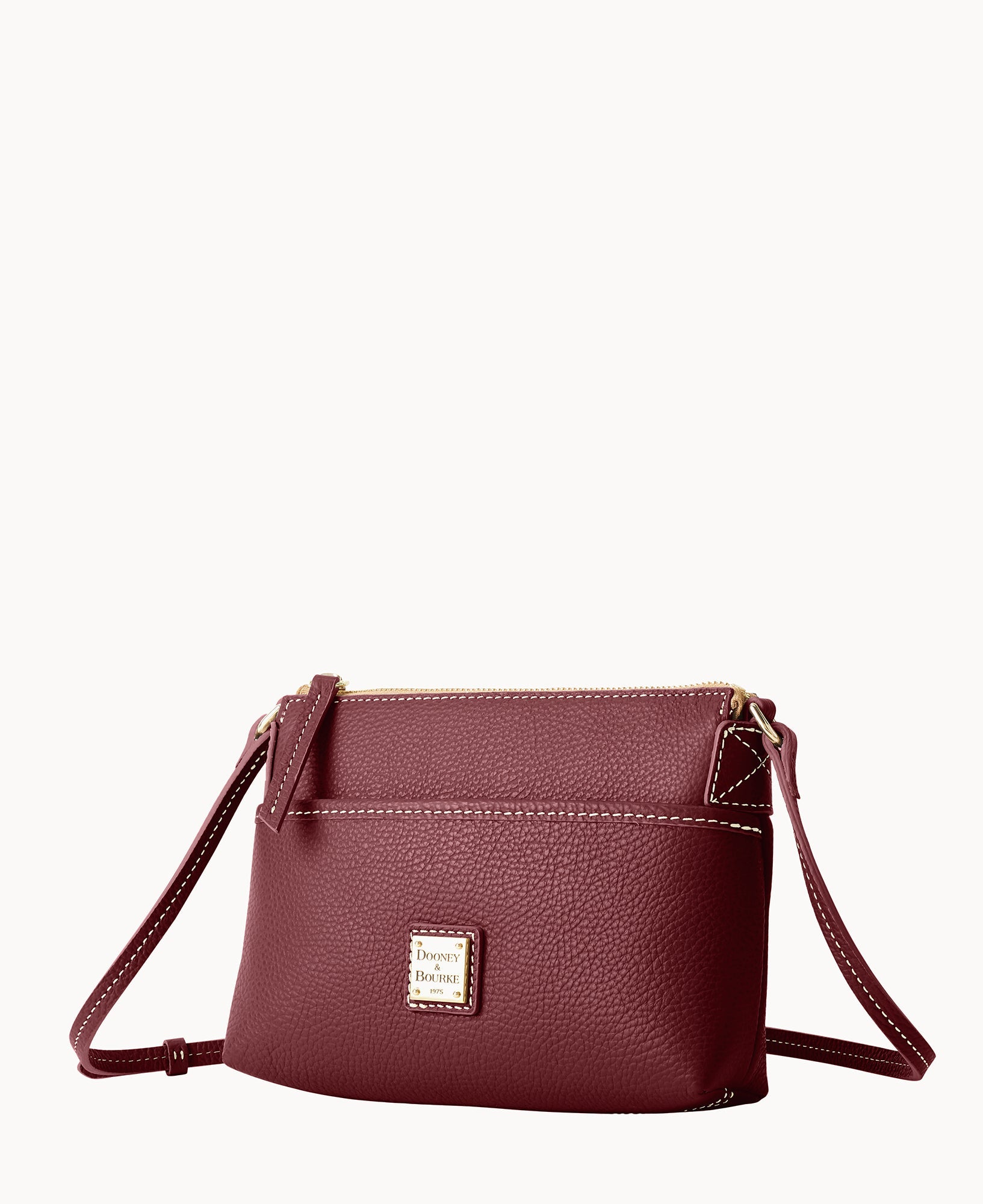 Lucca Leather Ginger Crossbody