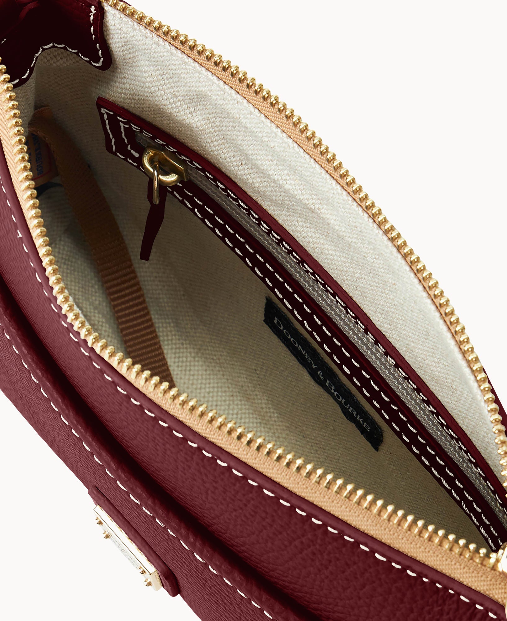 Lucca Leather Ginger Crossbody