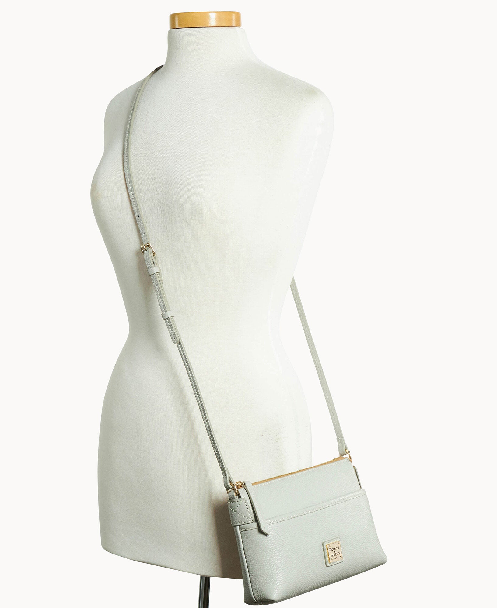 Lucca Leather Ginger Crossbody