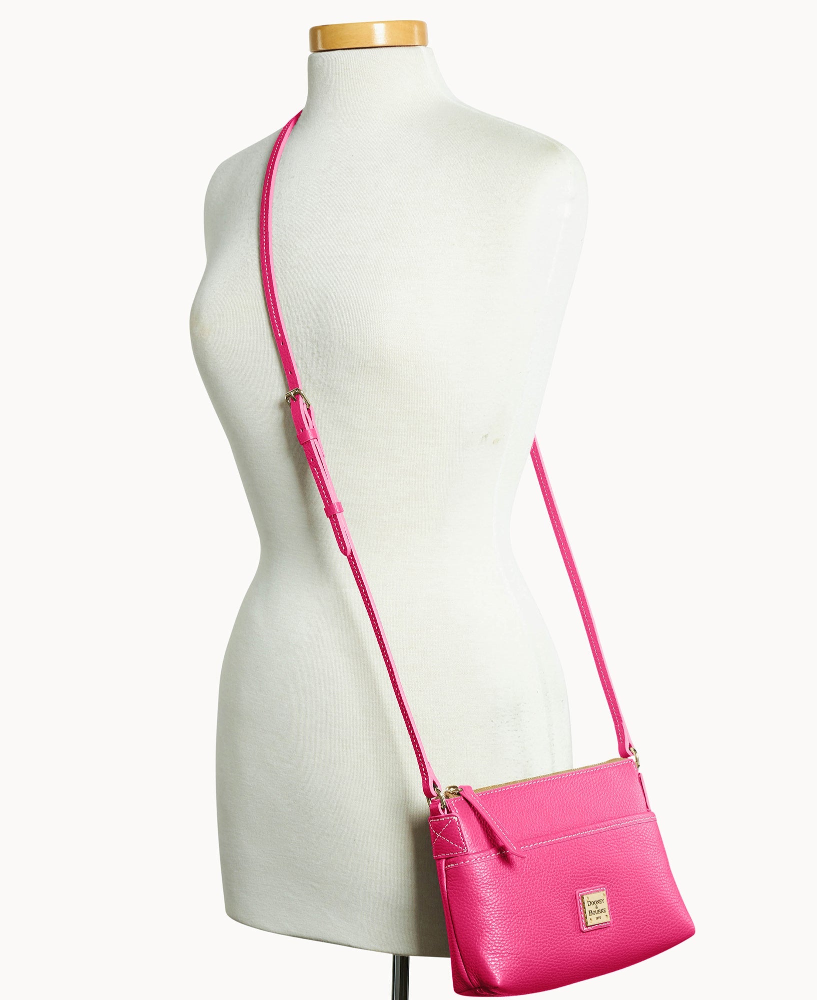 Lucca Leather Ginger Crossbody