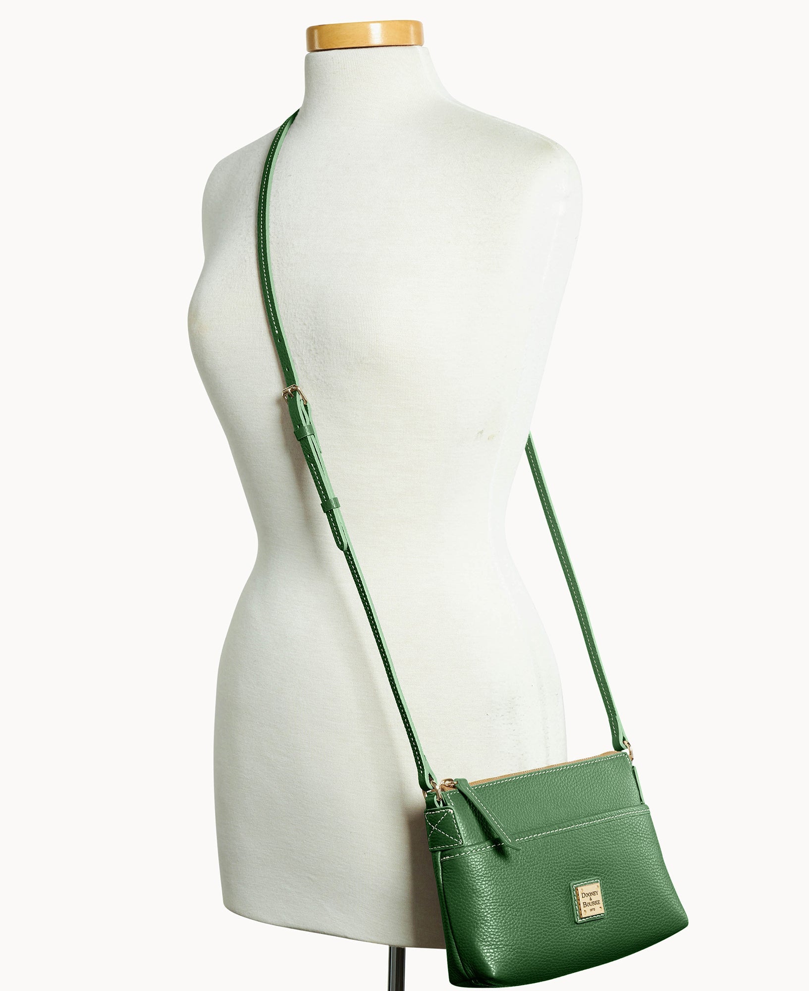 Lucca Leather Ginger Crossbody