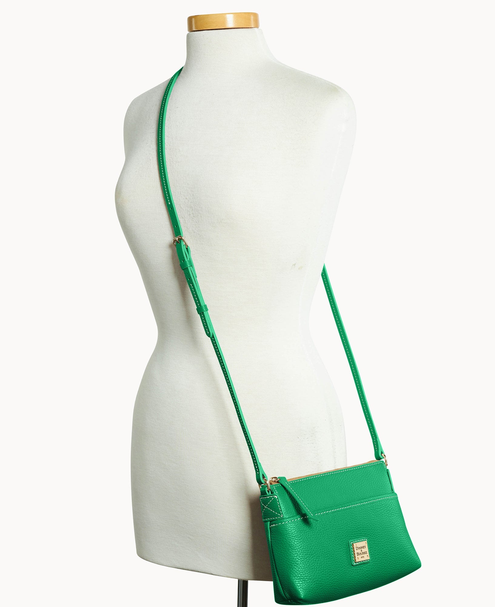 Lucca Leather Ginger Crossbody