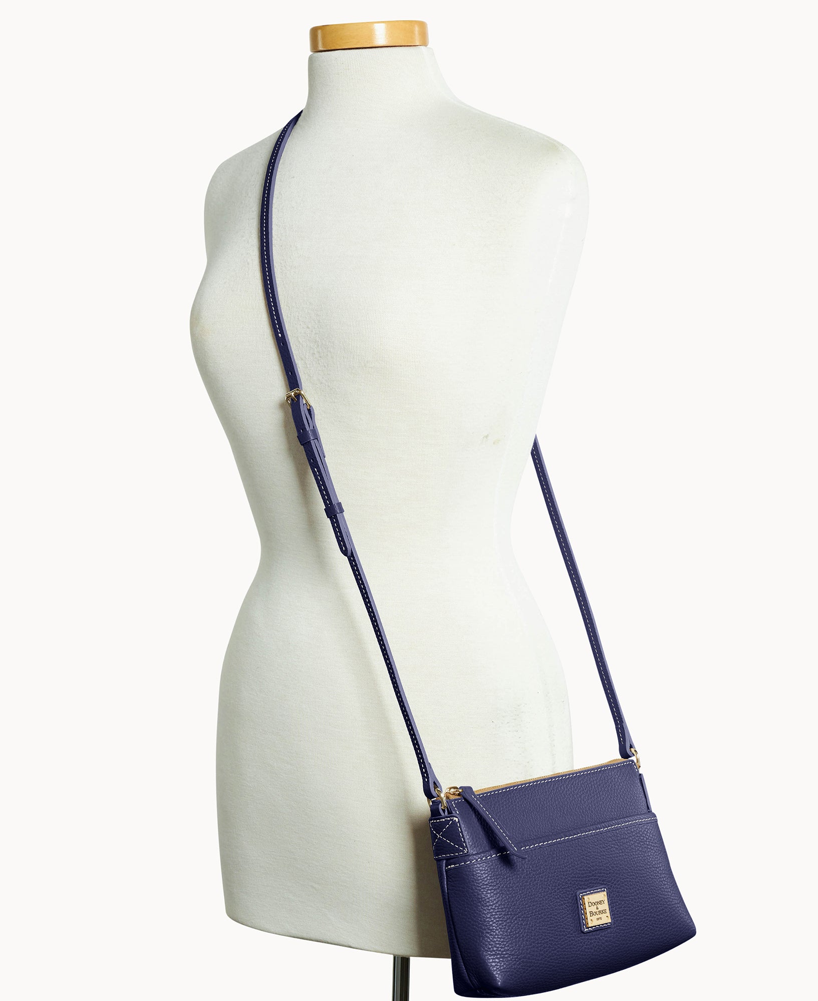 Lucca Leather Ginger Crossbody
