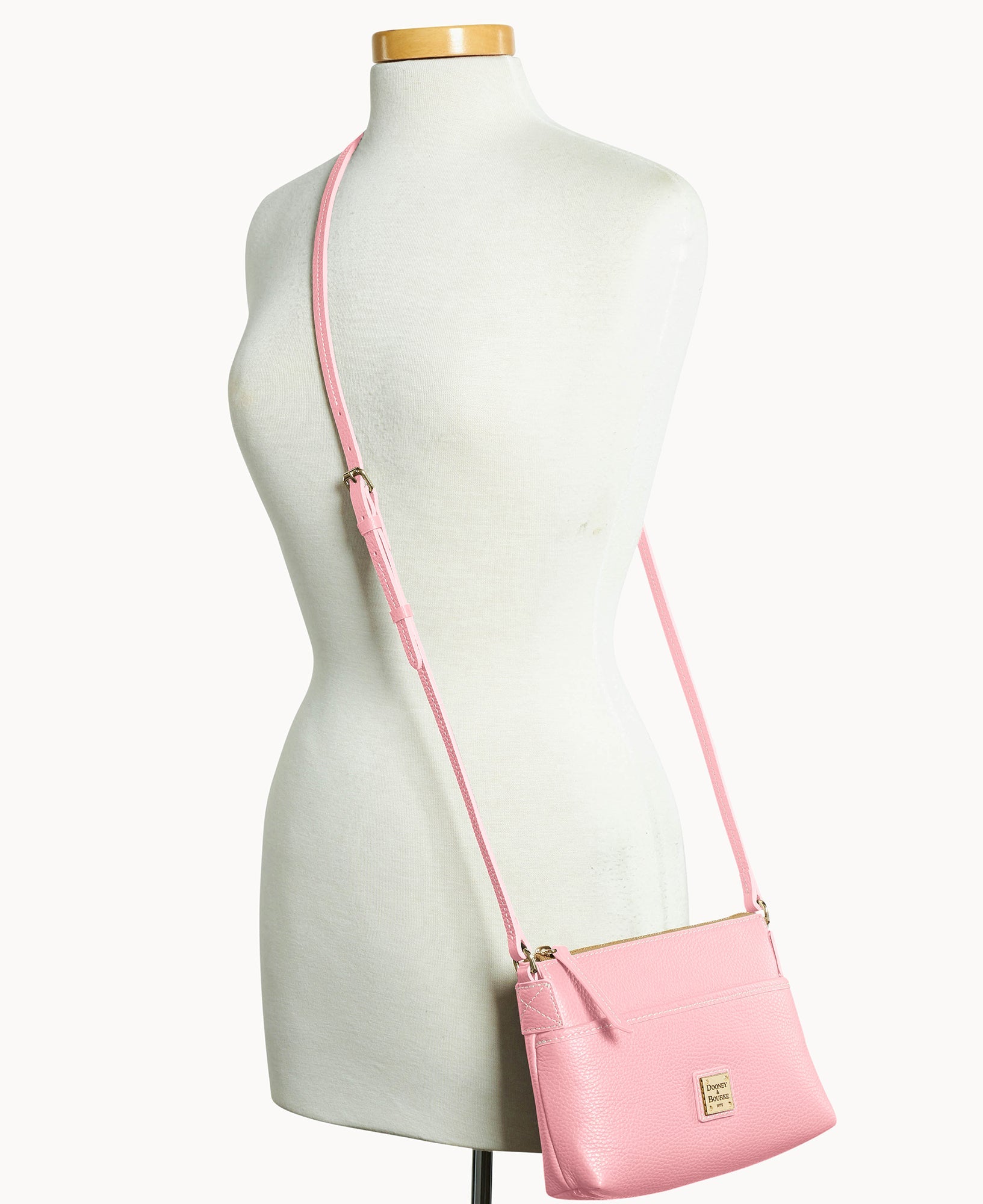 Lucca Leather Ginger Crossbody