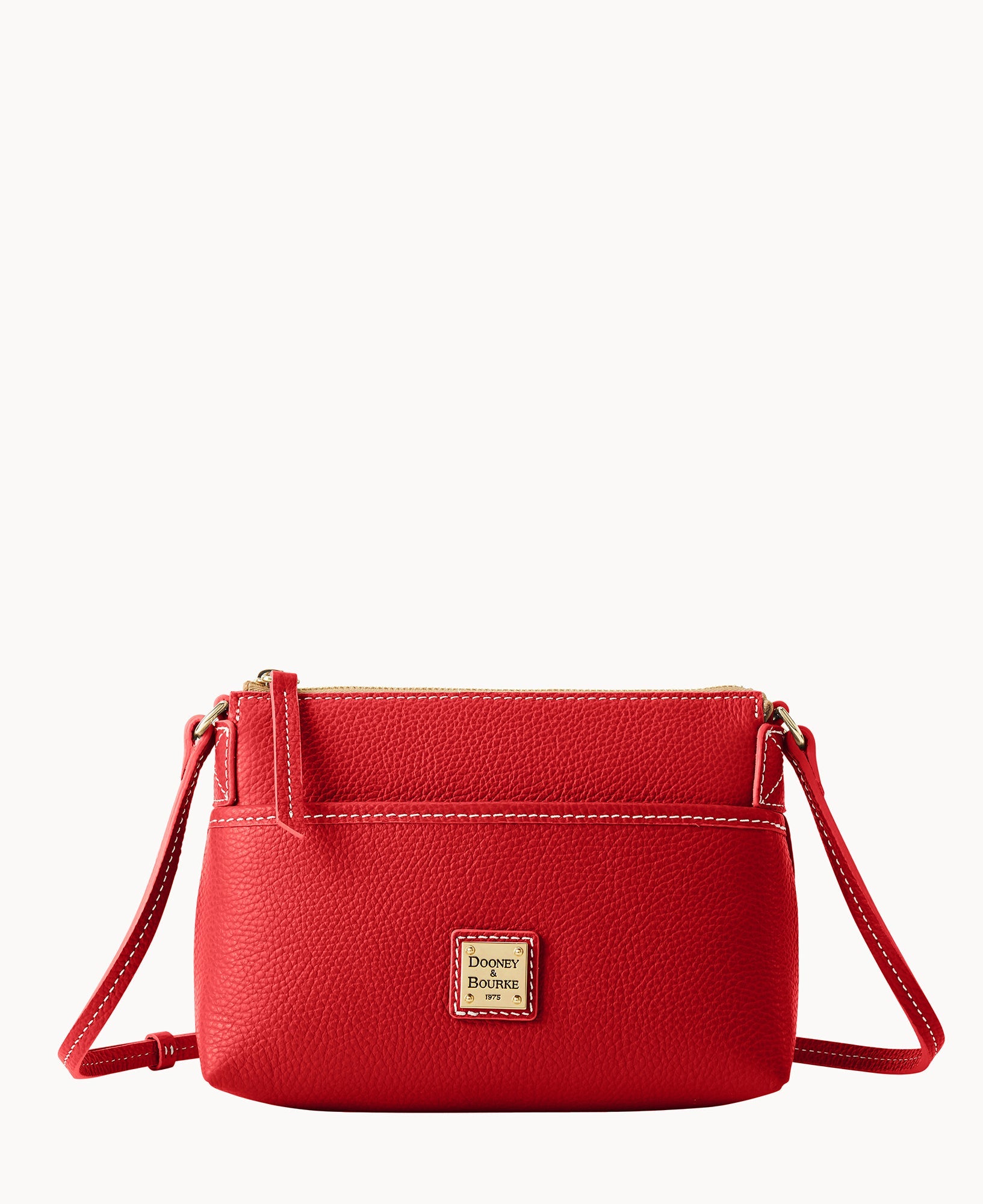 Lucca Leather Ginger Crossbody
