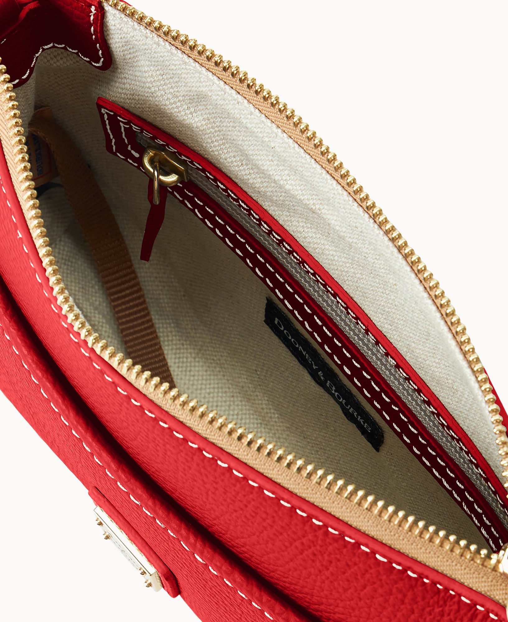 Lucca Leather Ginger Crossbody