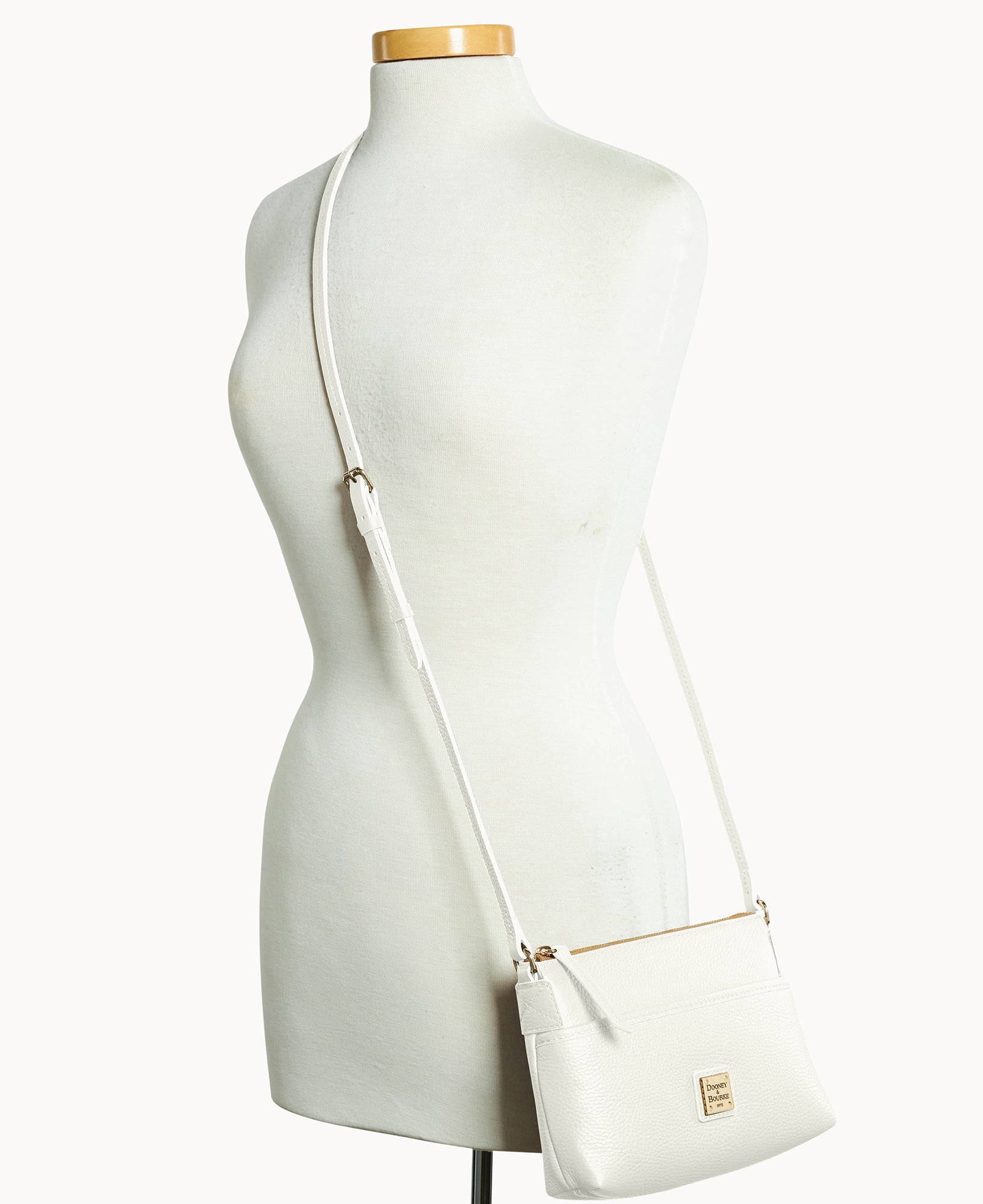 Lucca Leather Ginger Crossbody