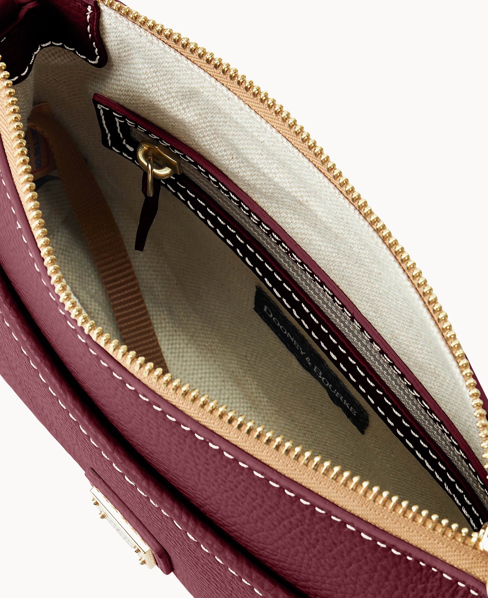 Lucca Leather Ginger Crossbody