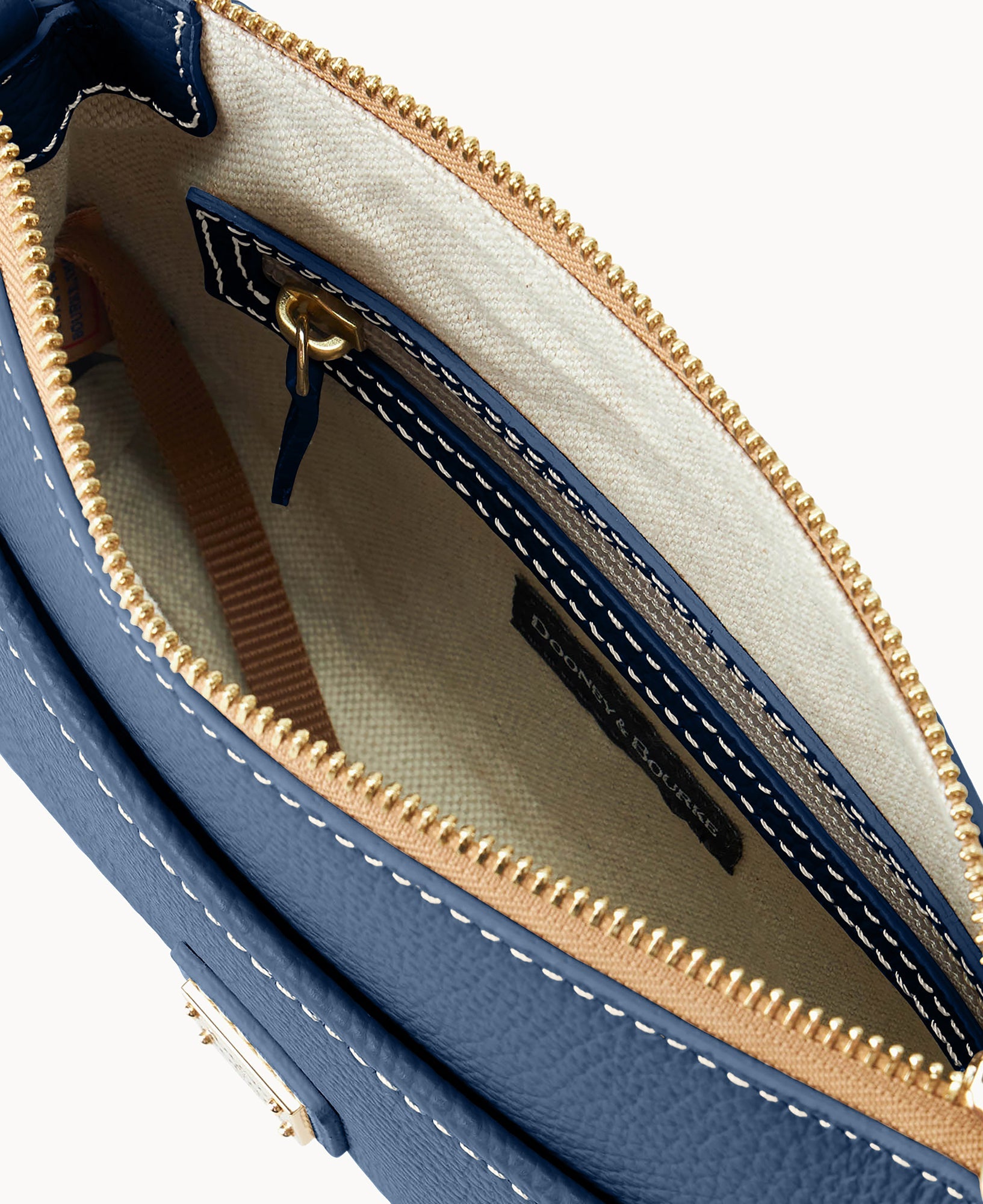 Lucca Leather Ginger Crossbody