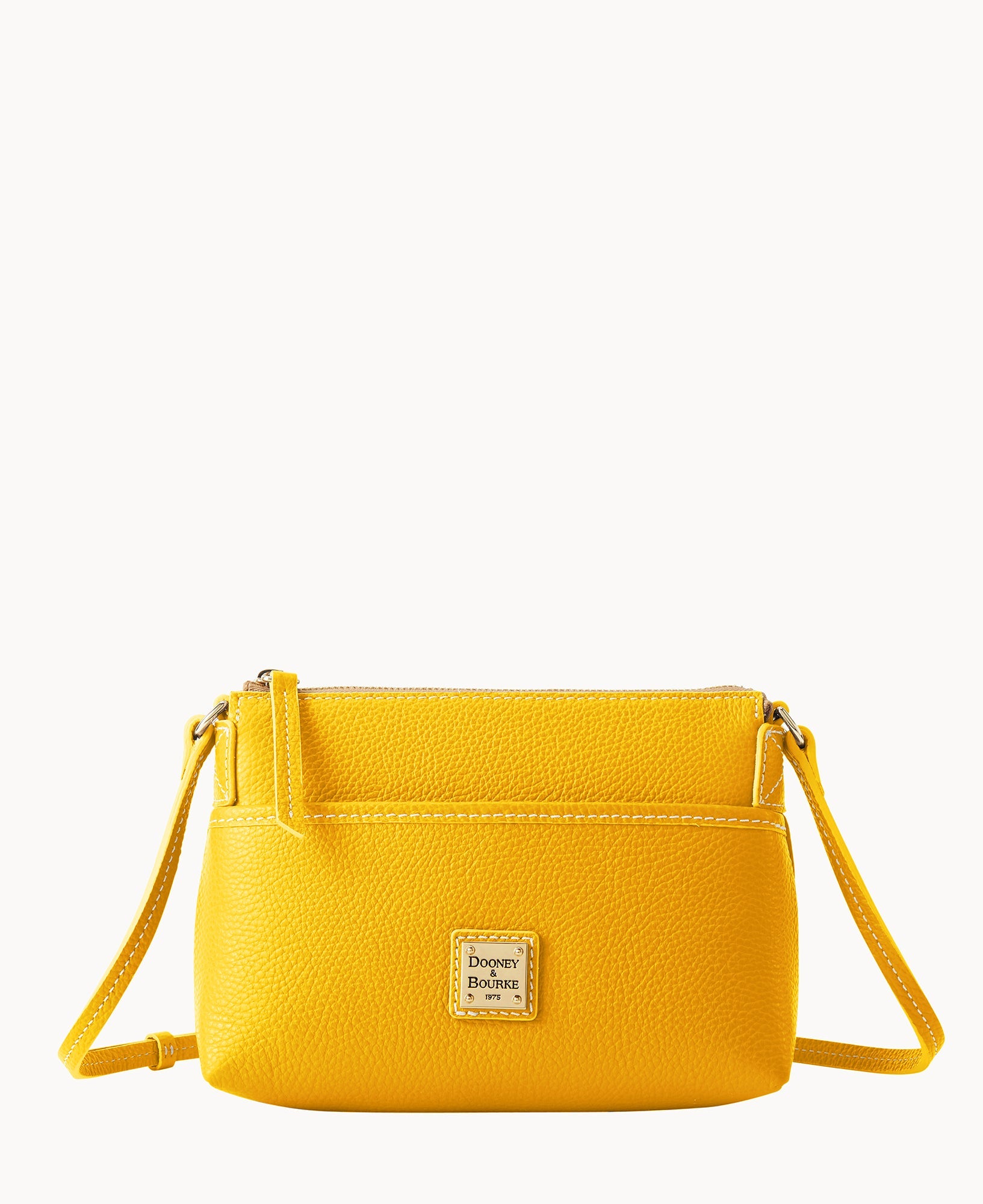 Lucca Leather Ginger Crossbody