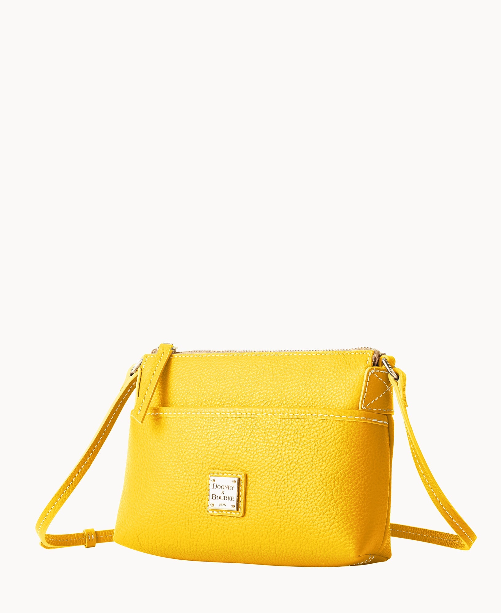 Lucca Leather Ginger Crossbody