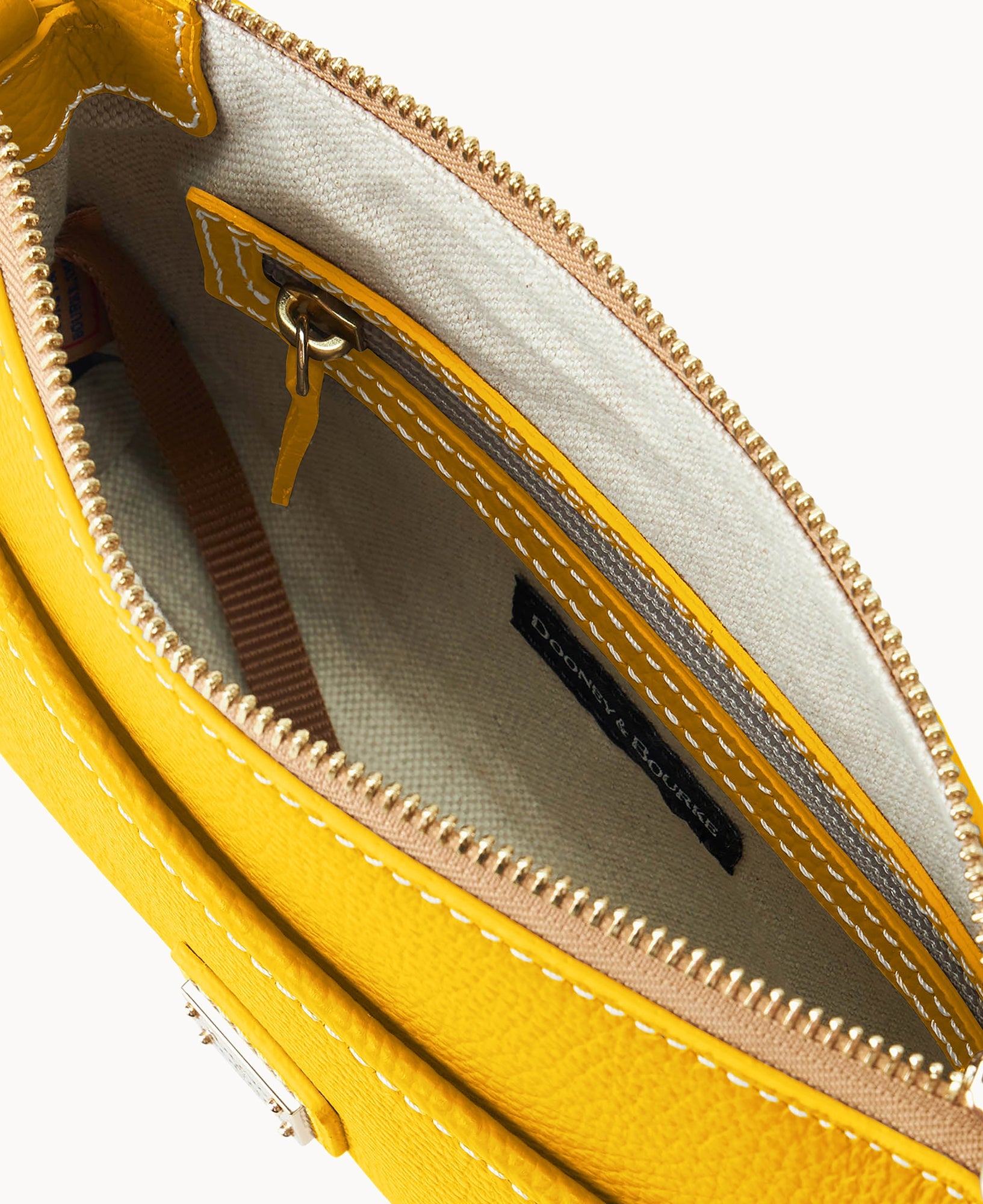 Lucca Leather Ginger Crossbody