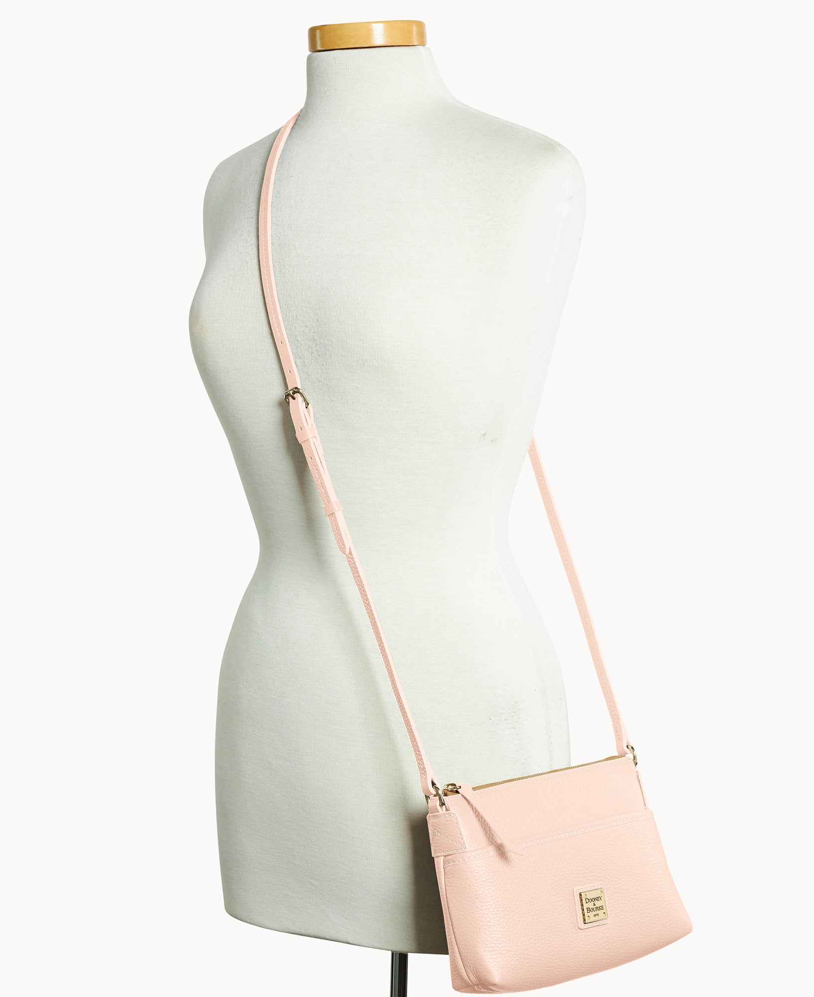 Lucca Leather Ginger Crossbody