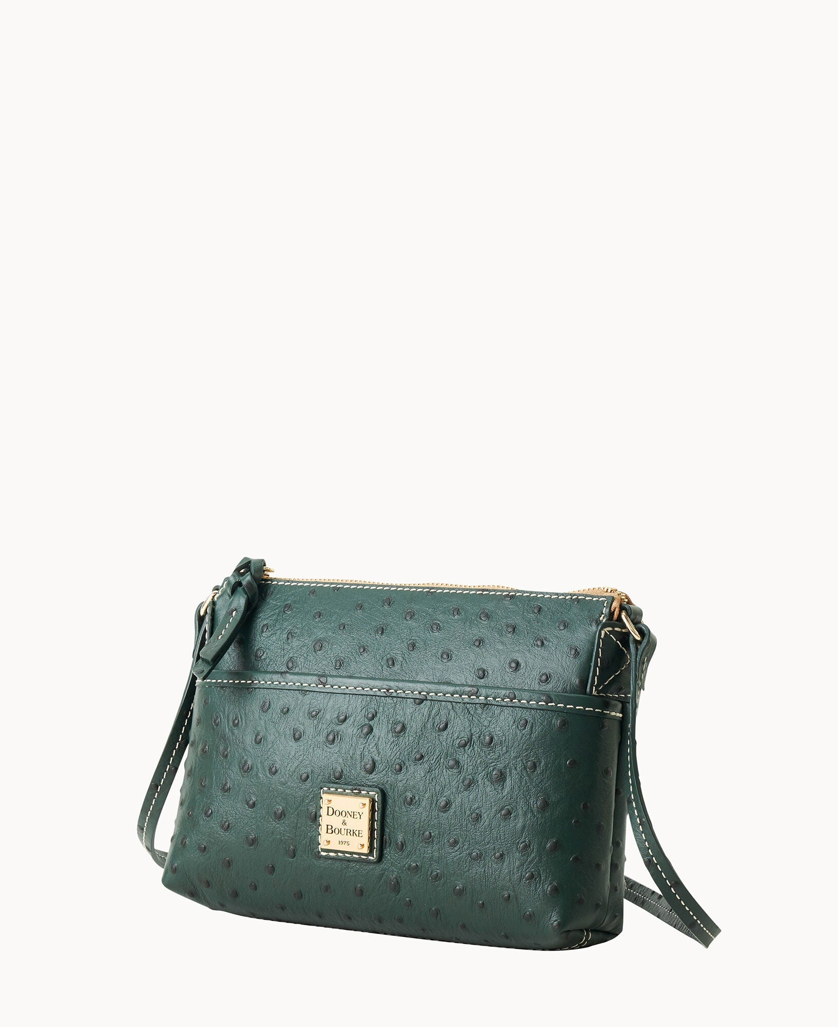 Ostrich Ginger Crossbody