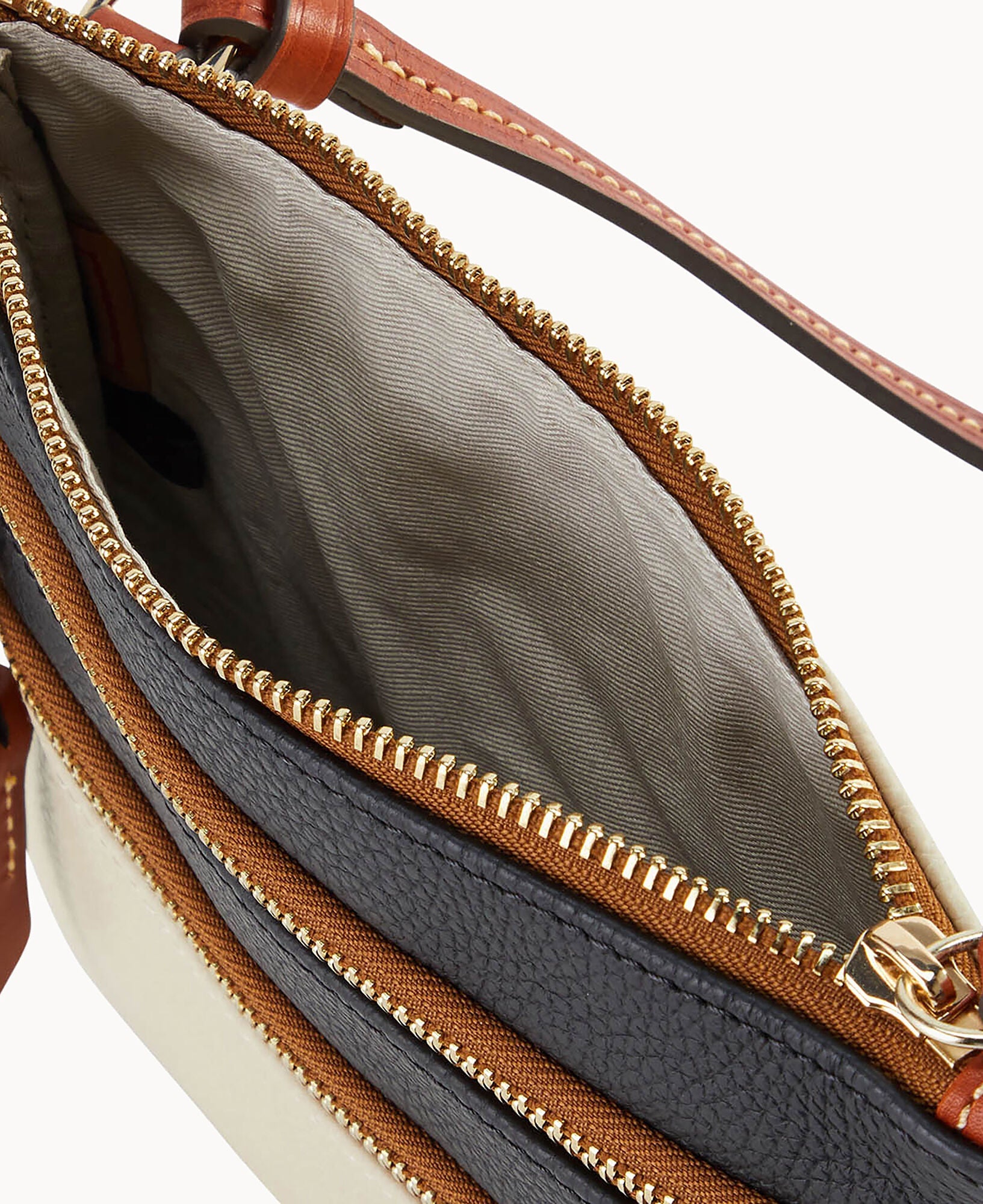 NFL Saints Triple Zip Crossbody