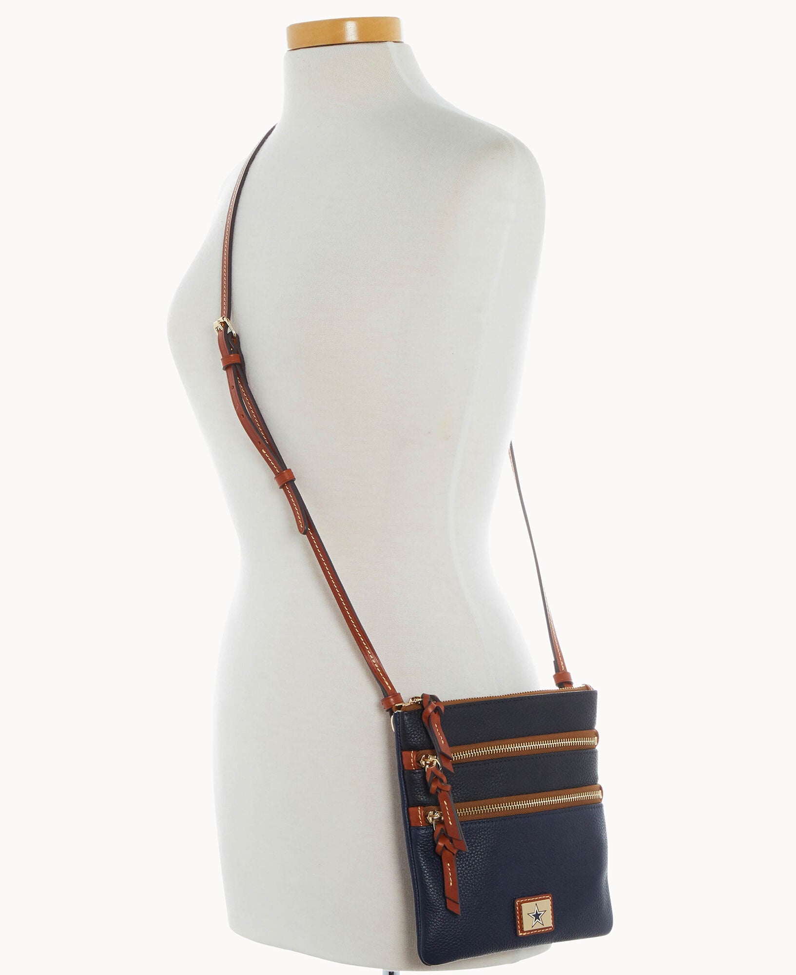 NFL Cowboys Triple Zip Crossbody