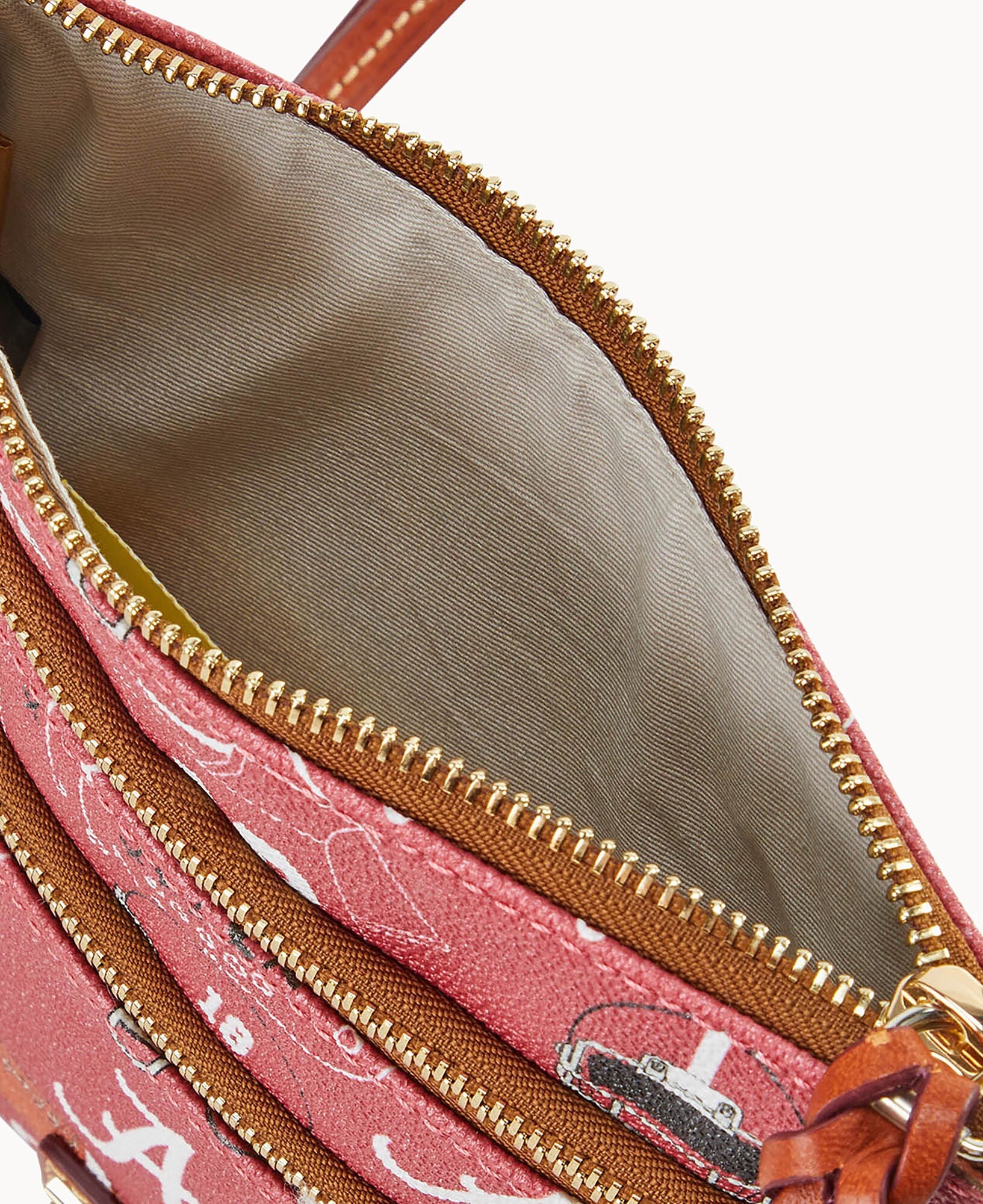 Collegiate University of Alabama Triple Zip Crossbody