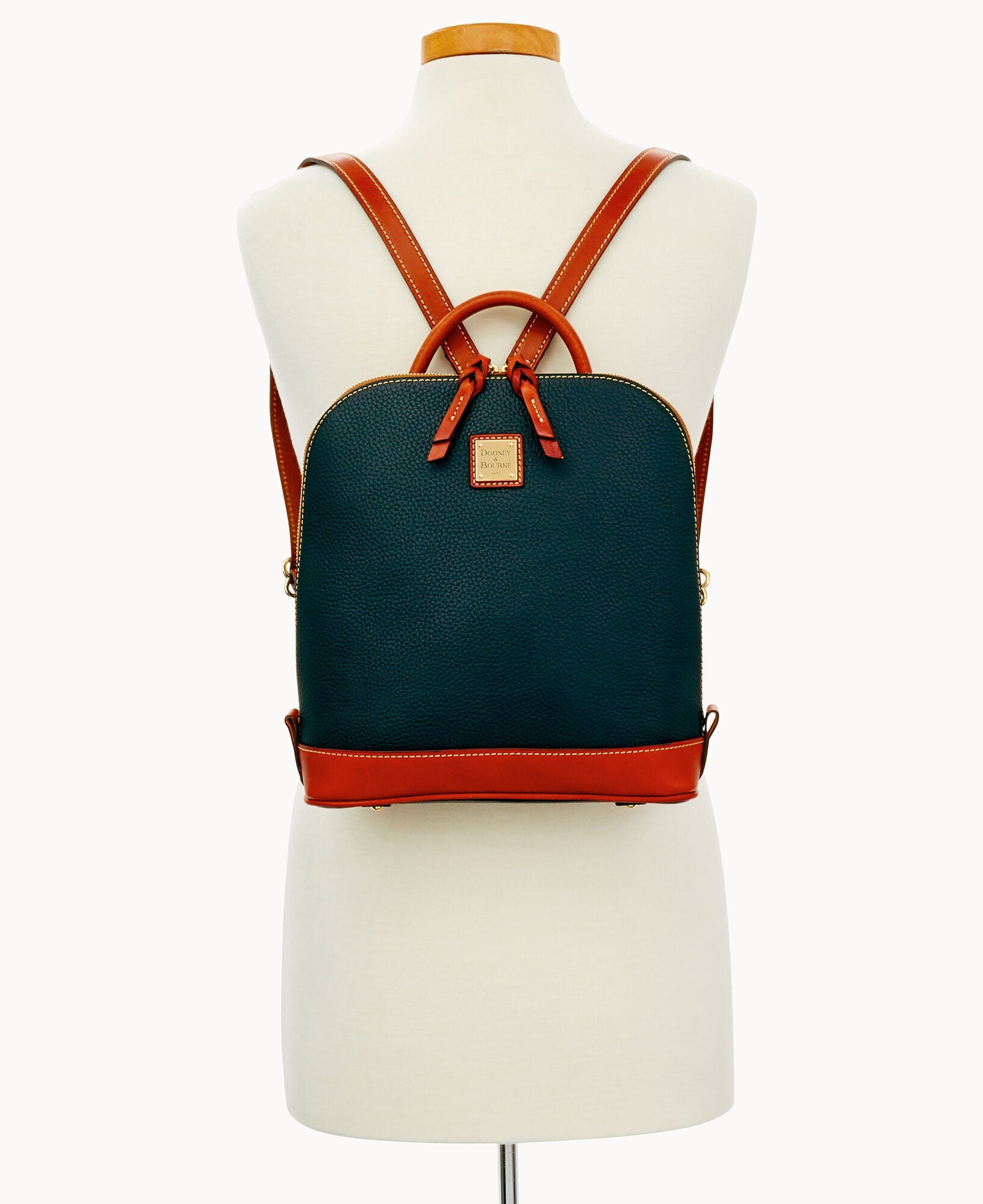 Pebble Grain Zip Pod Backpack