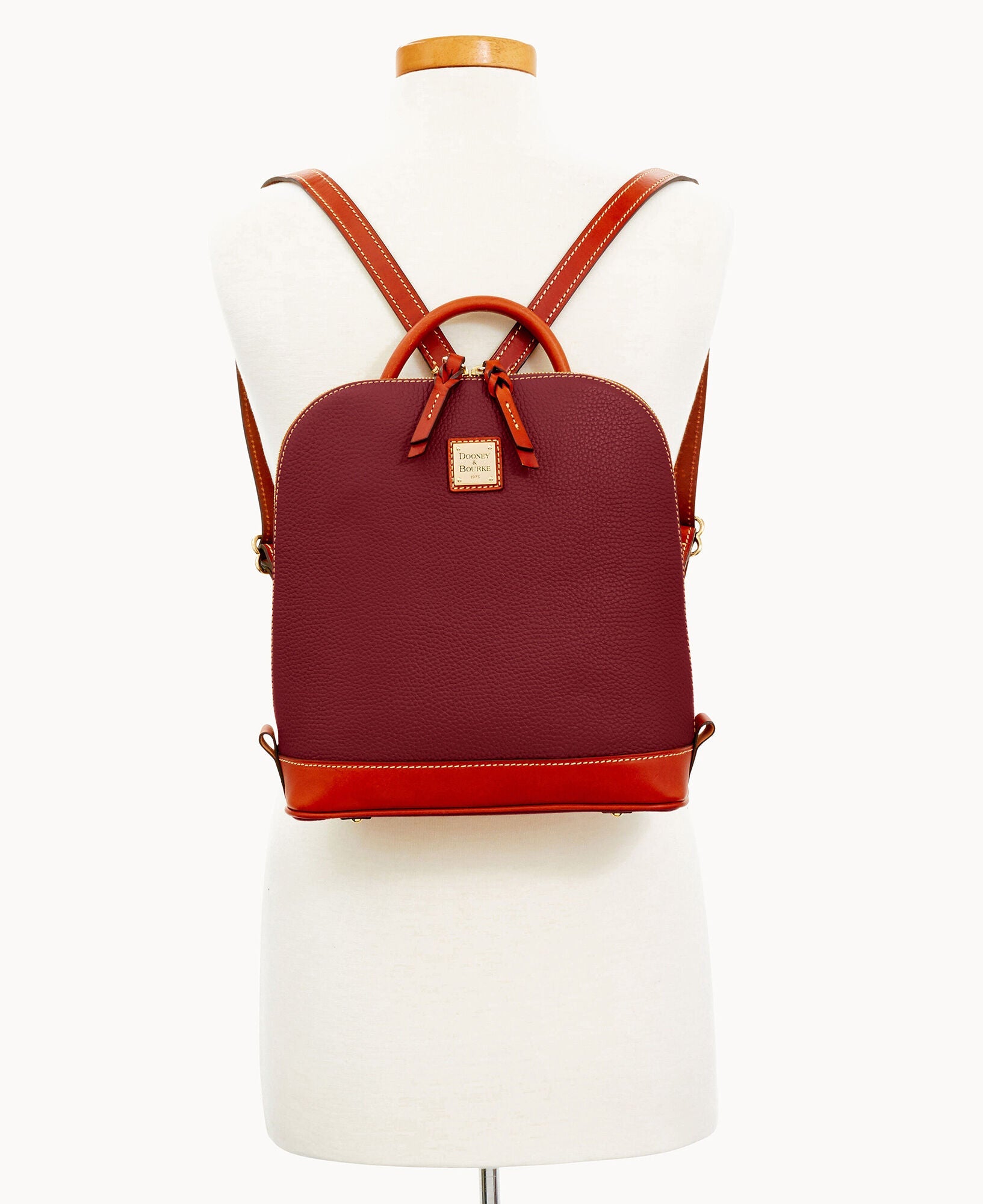 Pebble Grain Zip Pod Backpack