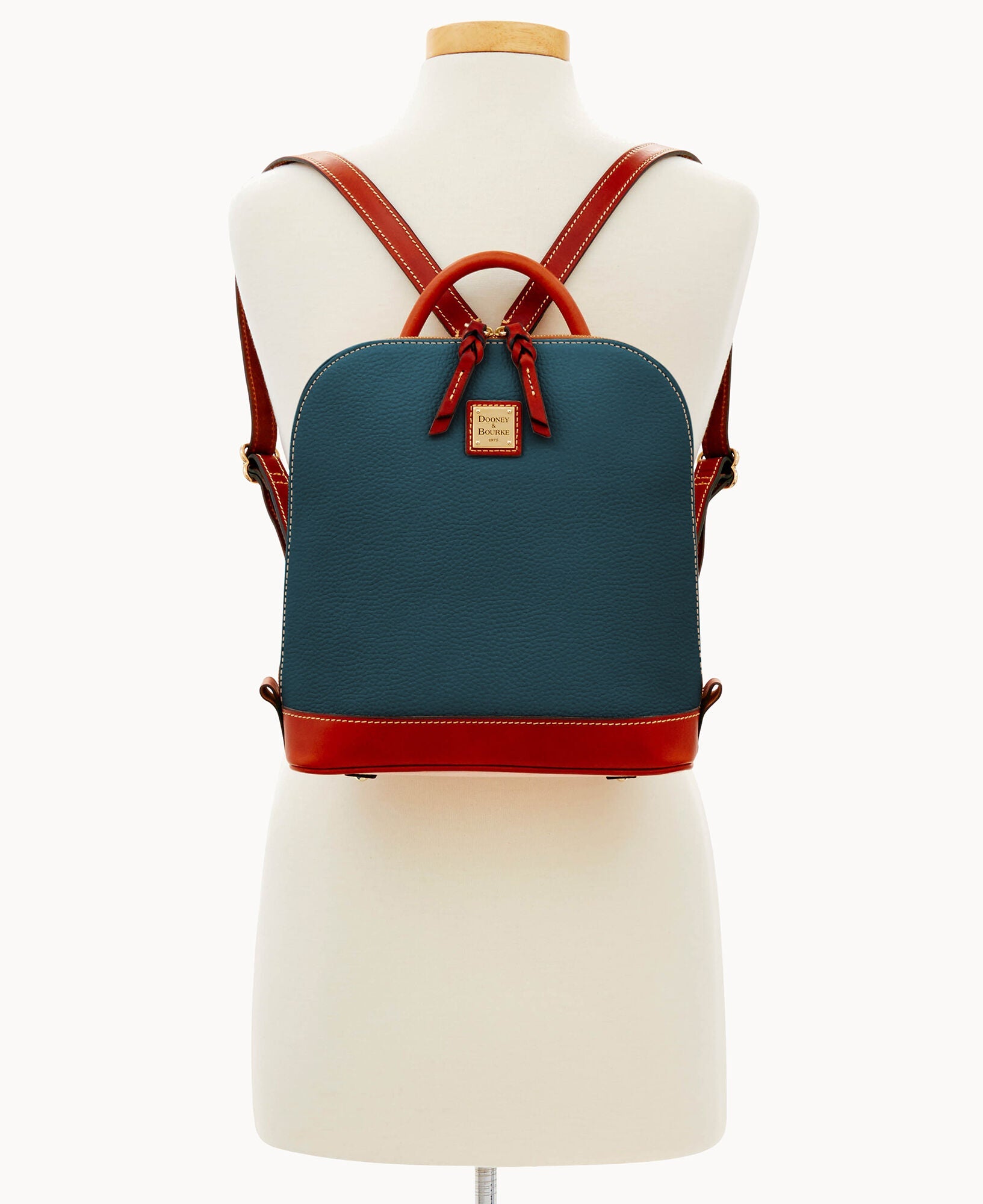 Pebble Grain Zip Pod Backpack