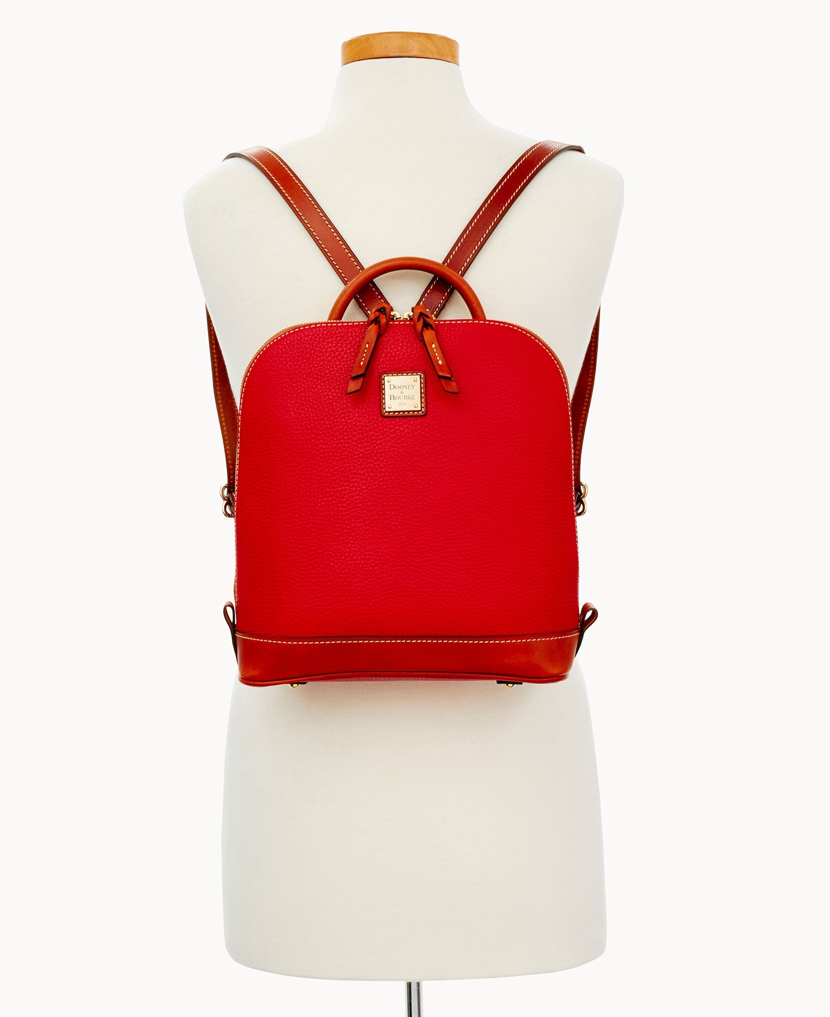 Pebble Grain Zip Pod Backpack