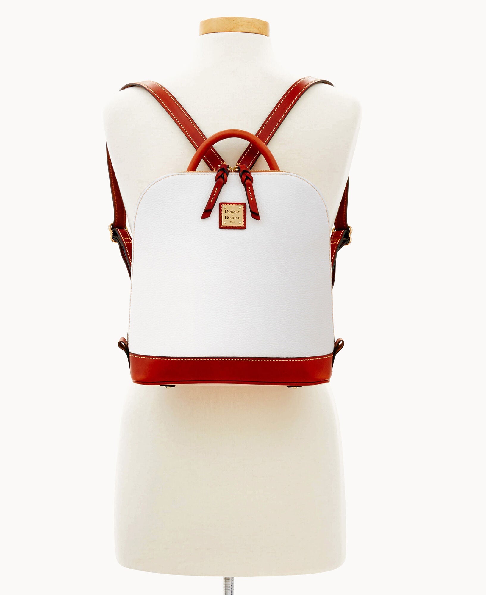 Pebble Grain Zip Pod Backpack