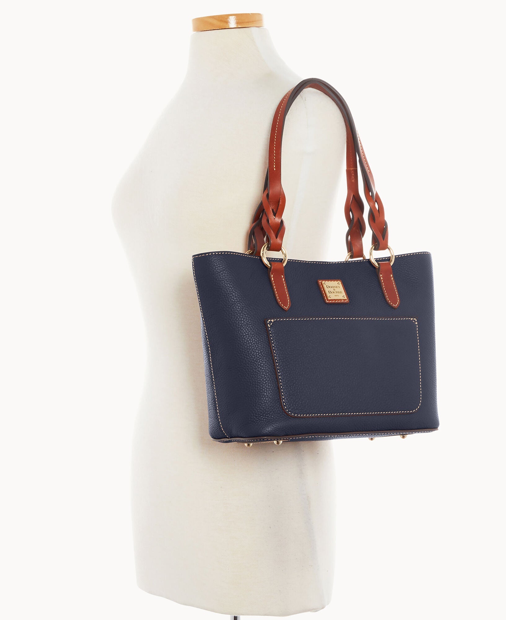 Pebble Grain Small Gretchen Tote