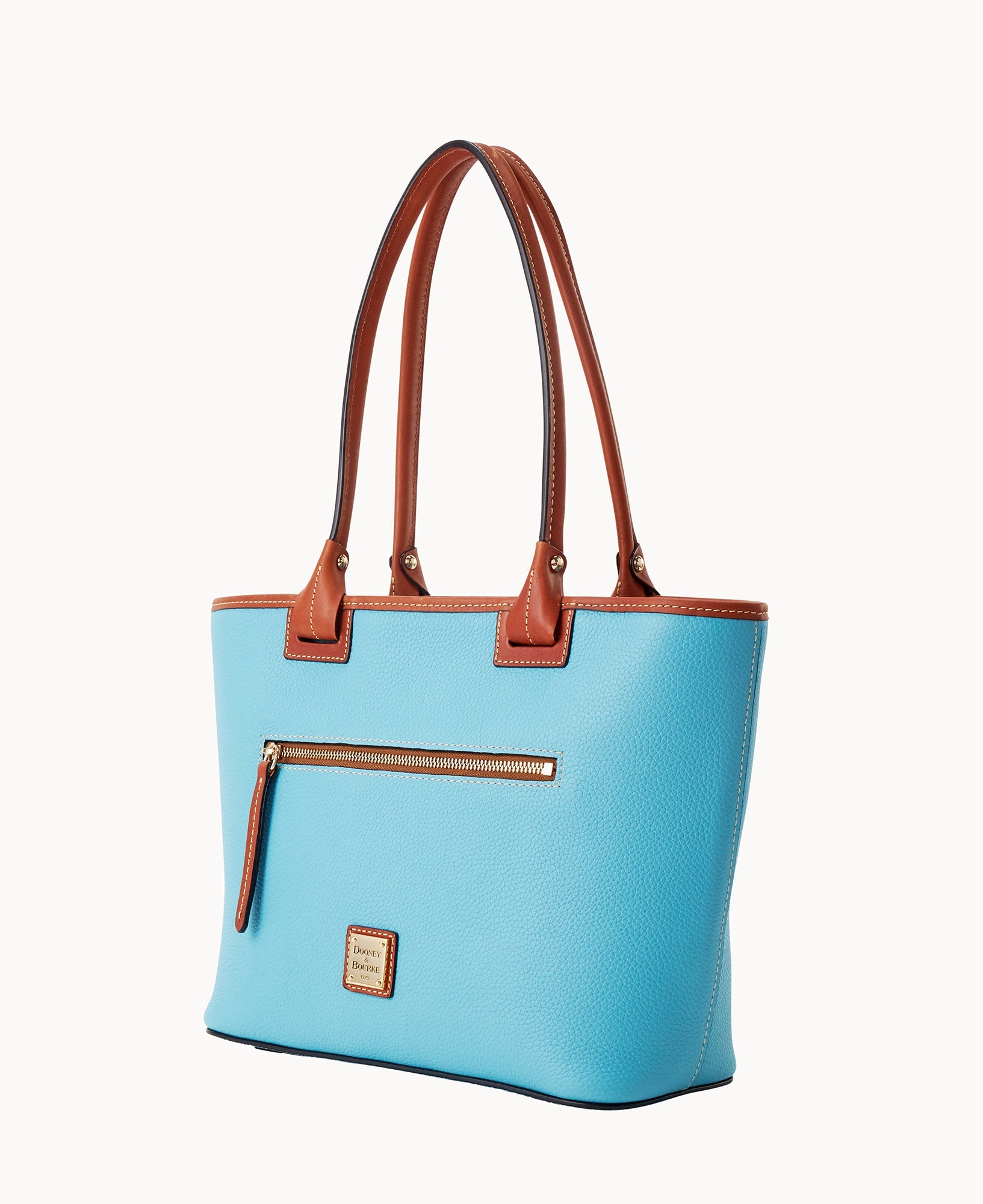 Pebble Grain Zip Tote