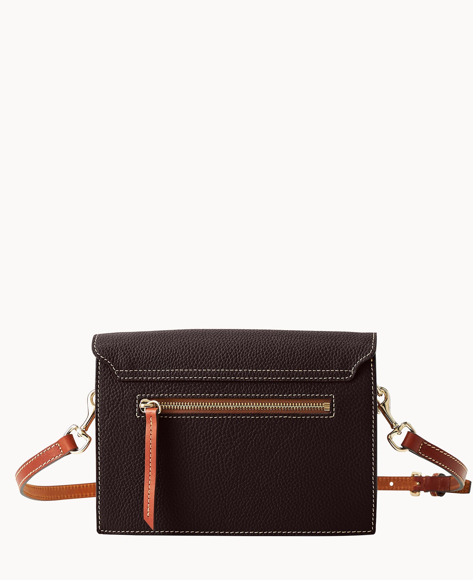 Pebble Grain East West Flap Crossbody