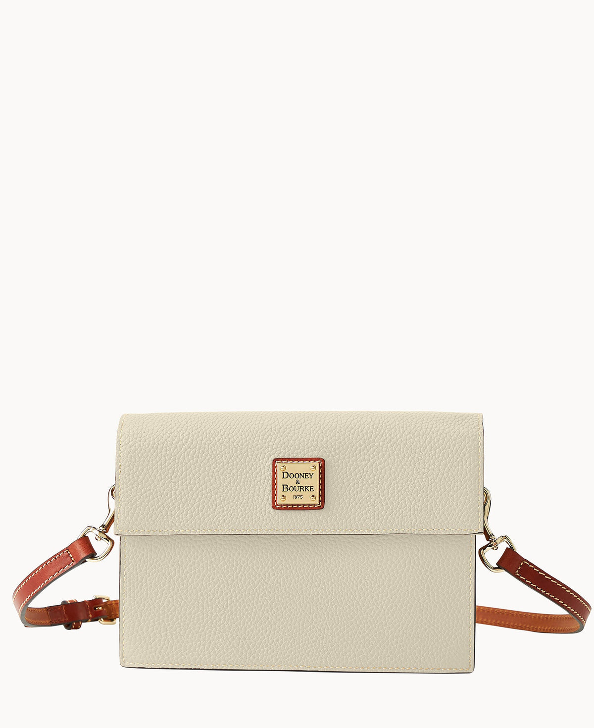Pebble Grain East West Flap Crossbody