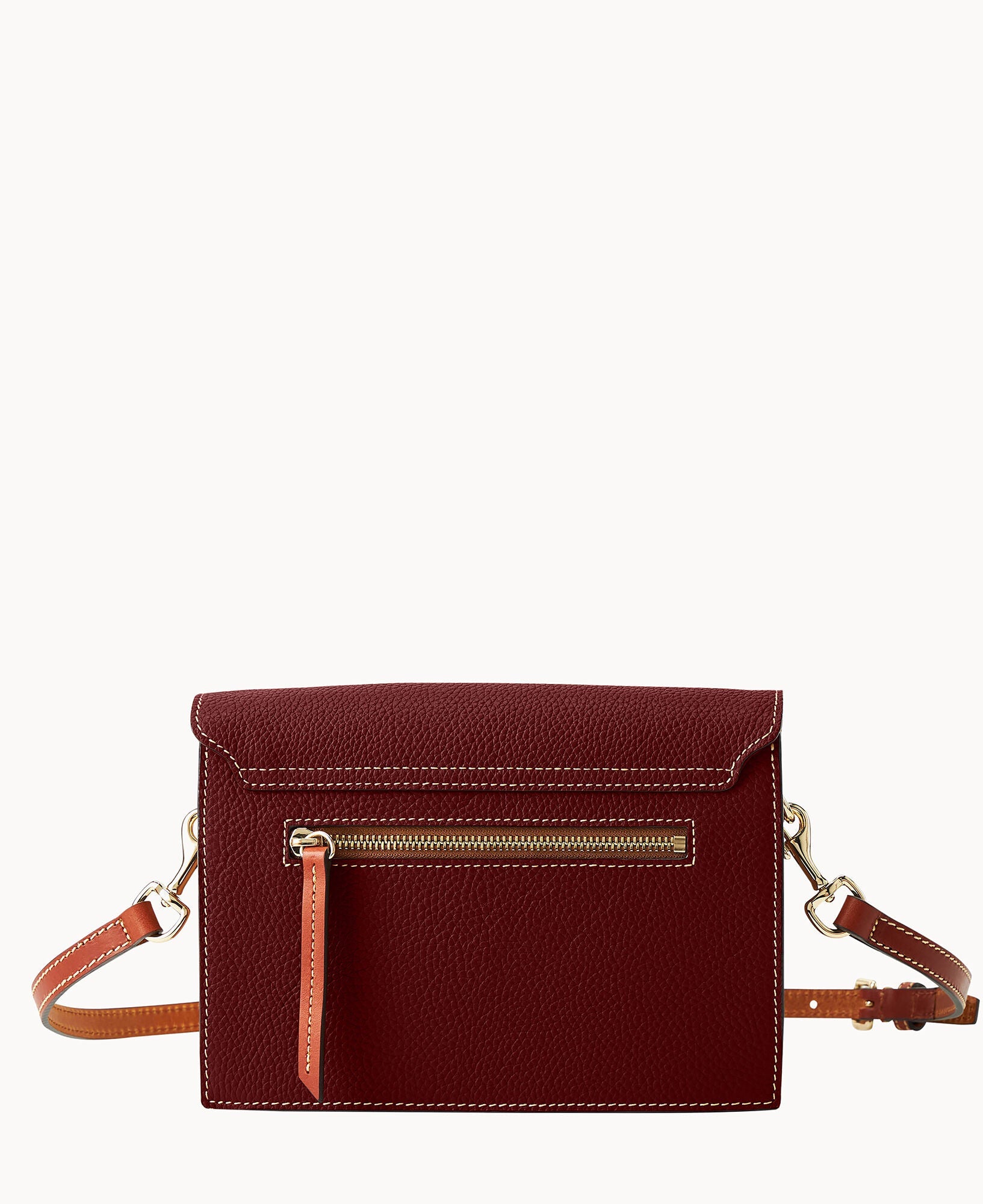 Pebble Grain East West Flap Crossbody