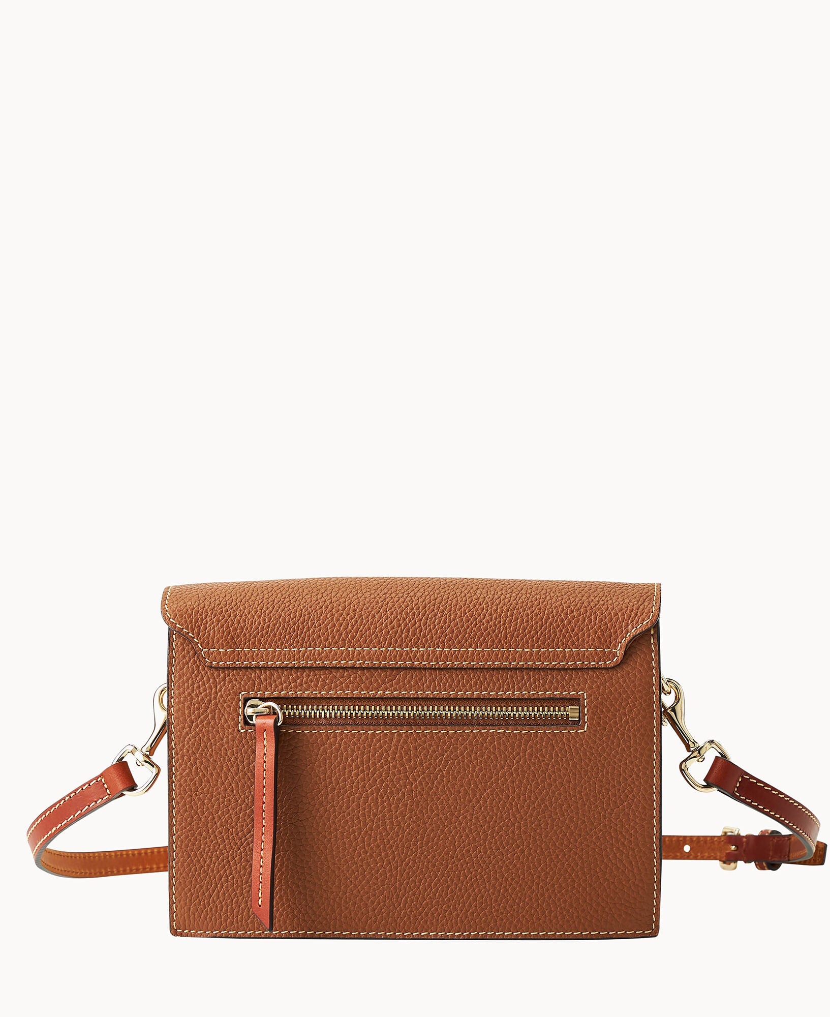 Pebble Grain East West Flap Crossbody