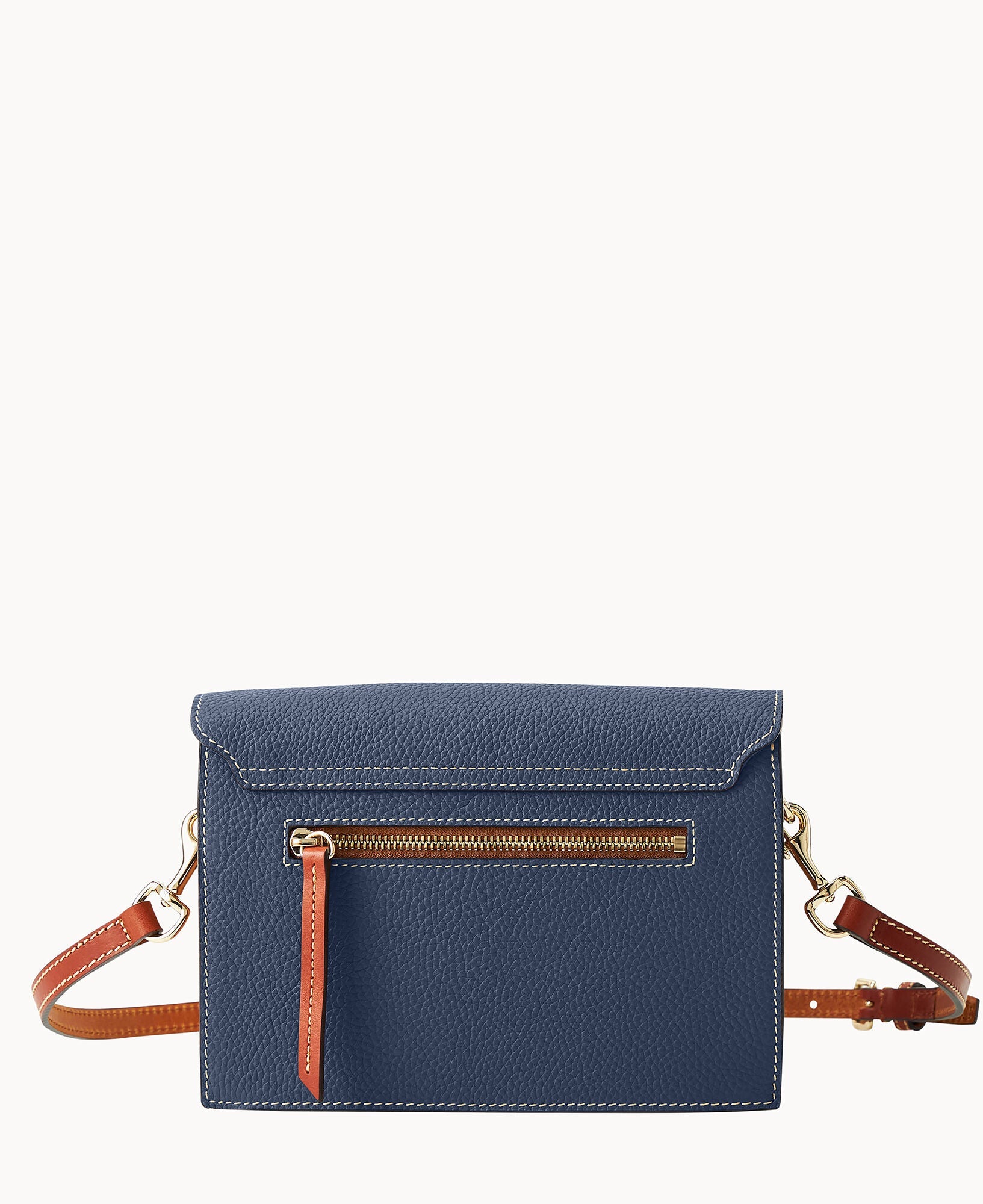 Pebble Grain East West Flap Crossbody