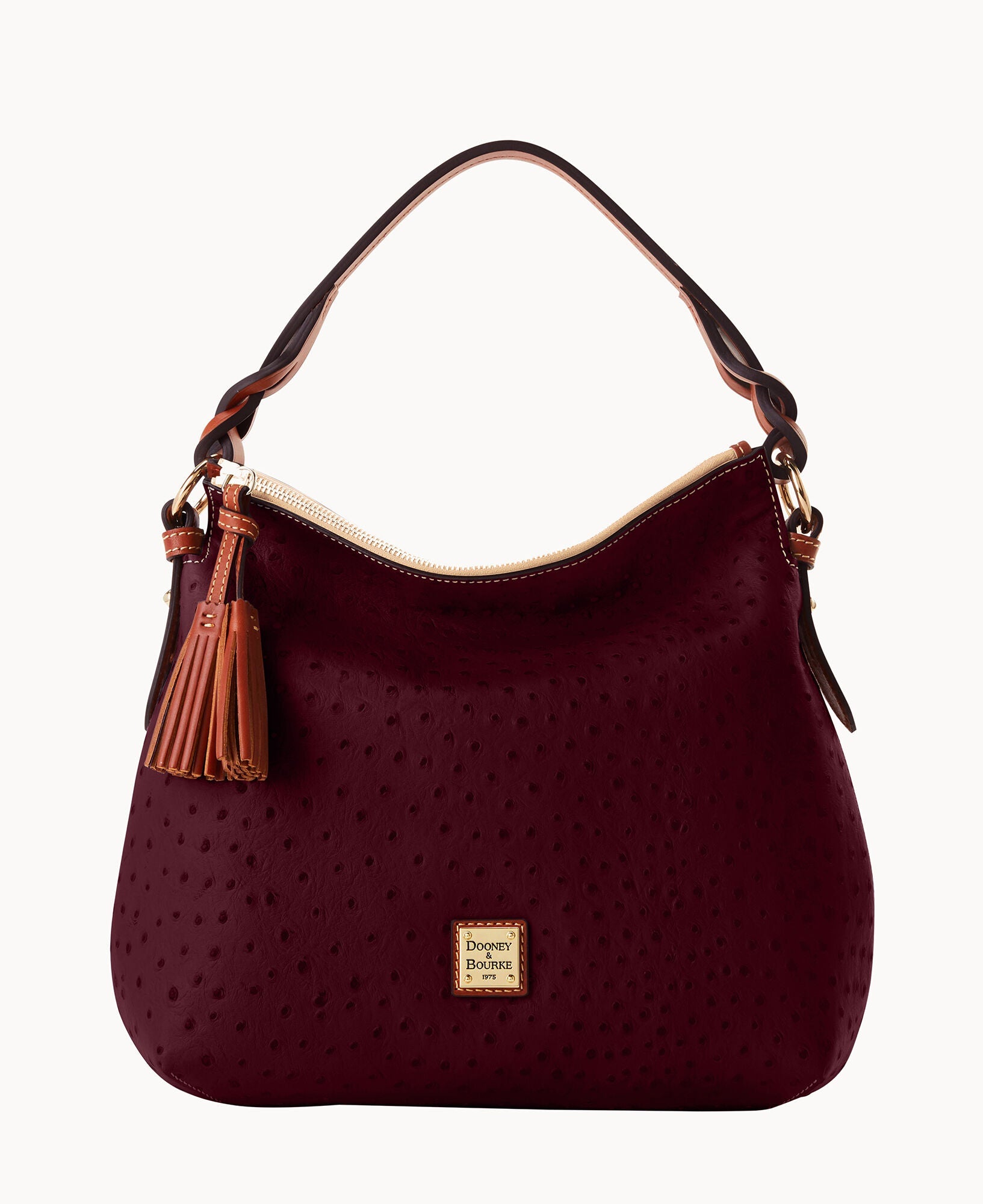 Ostrich Twist Strap Hobo