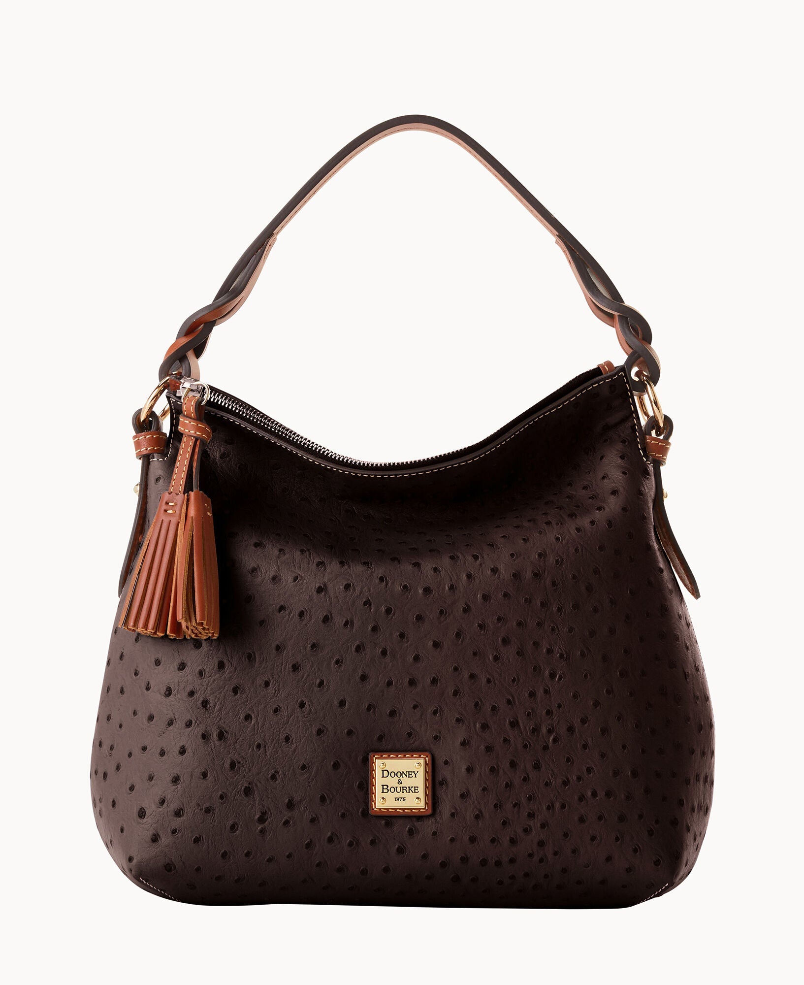 Ostrich Twist Strap Hobo