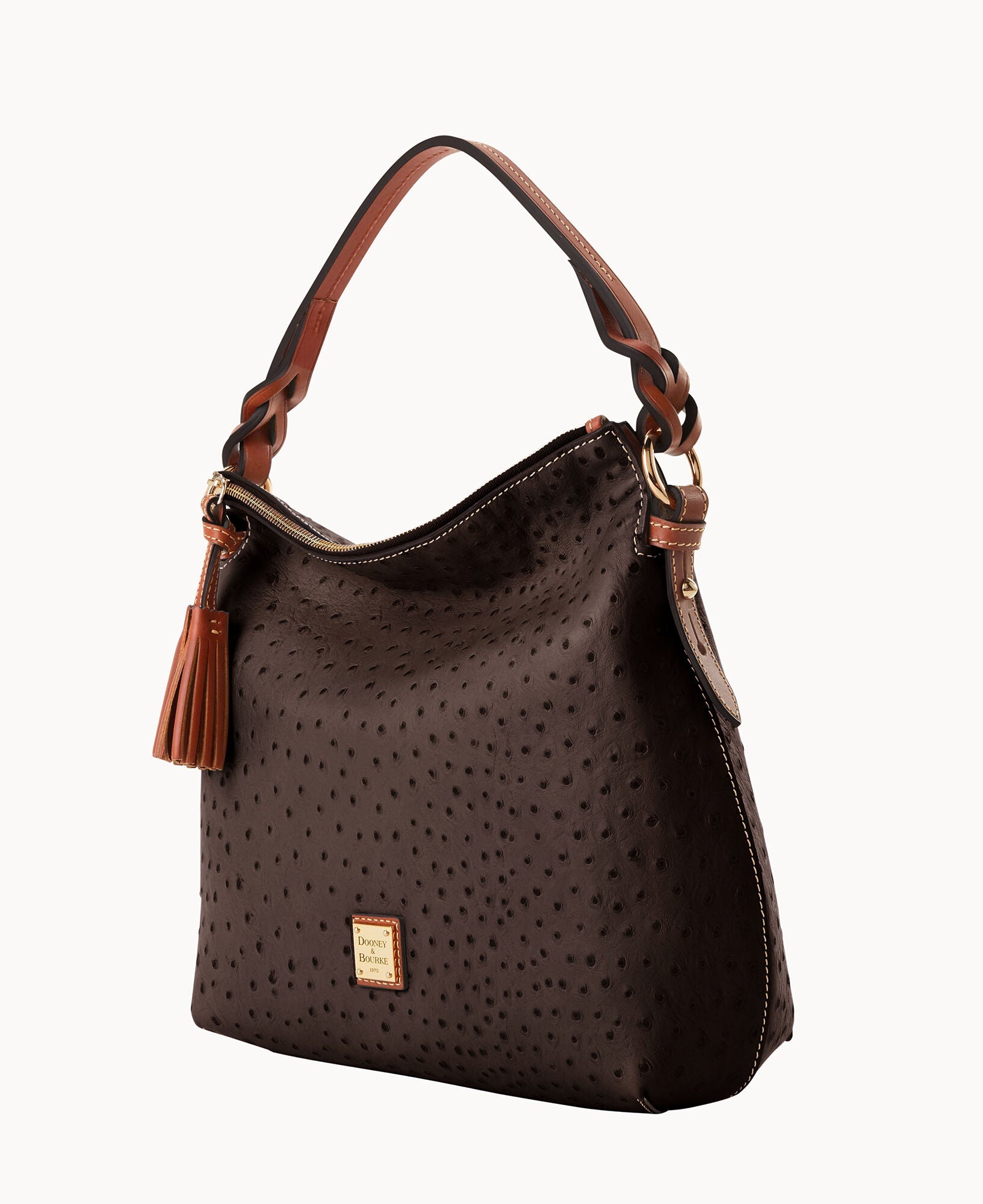 Ostrich Twist Strap Hobo