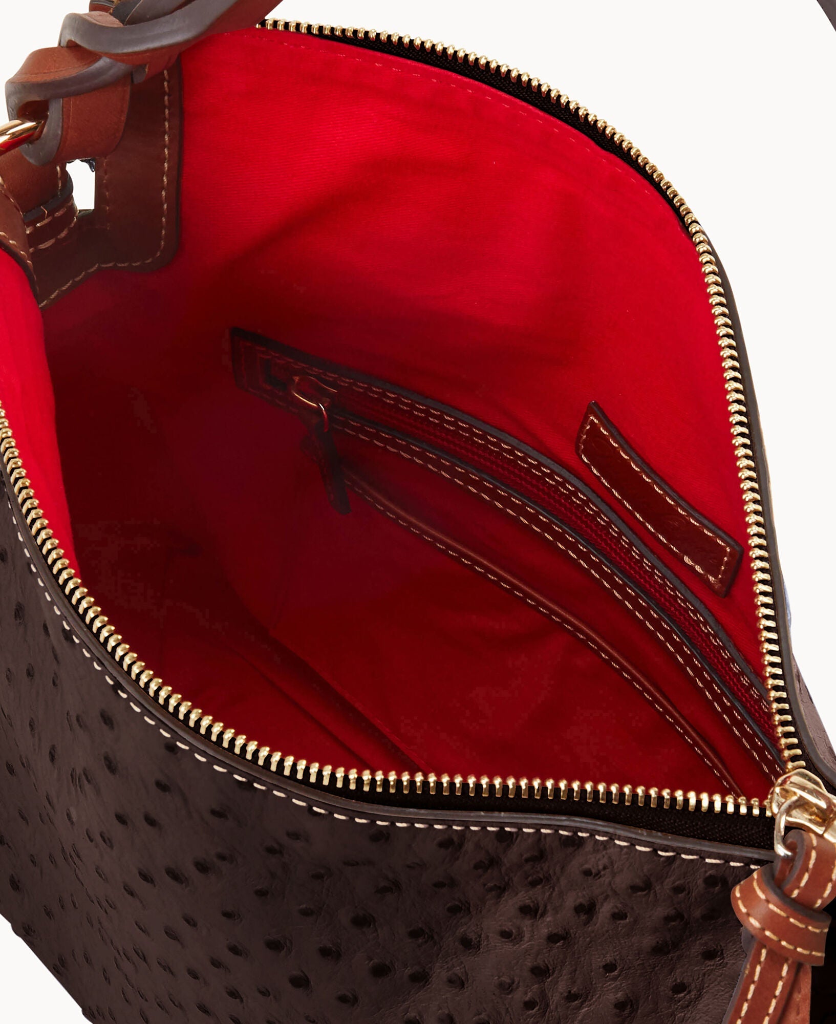 Ostrich Twist Strap Hobo