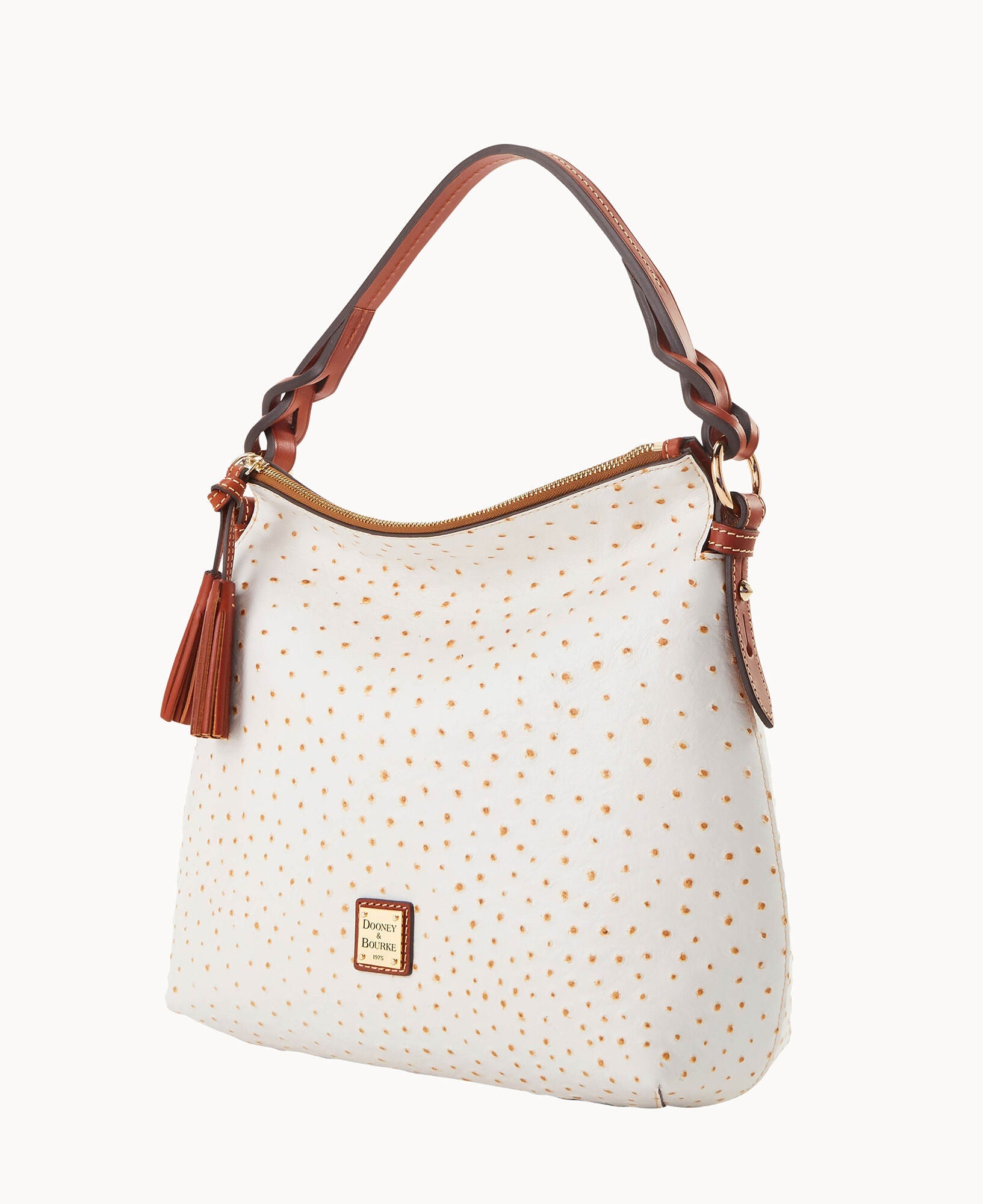 Ostrich Twist Strap Hobo