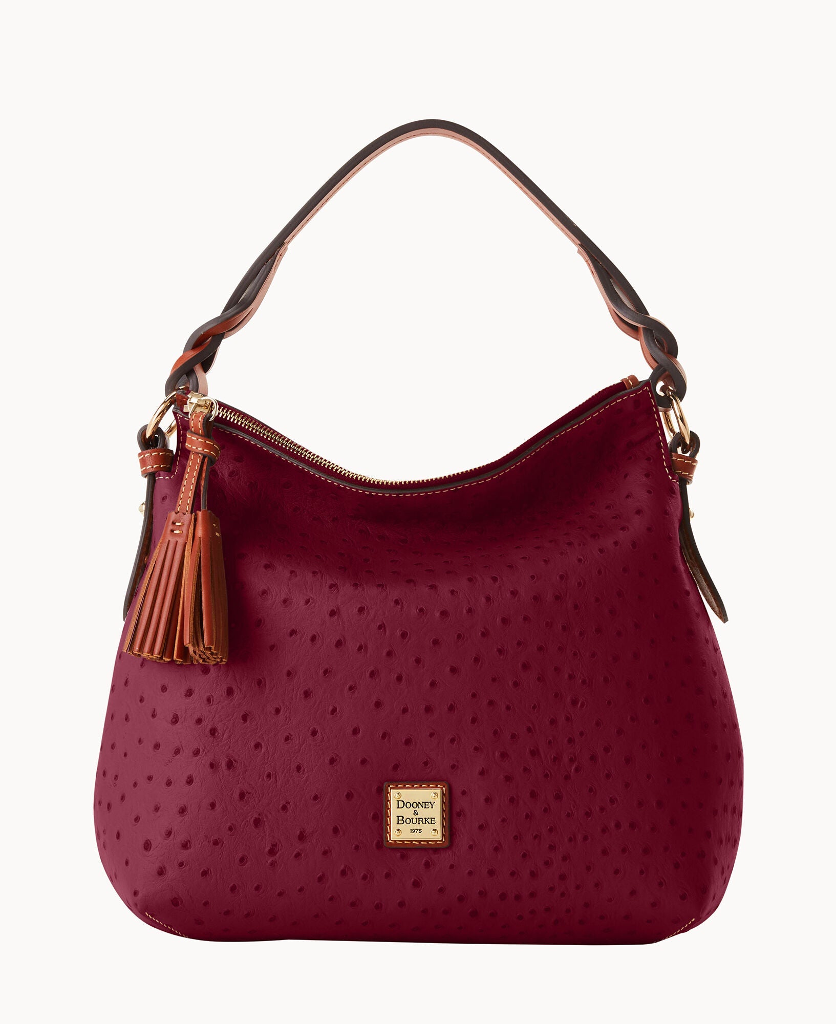 Ostrich Twist Strap Hobo